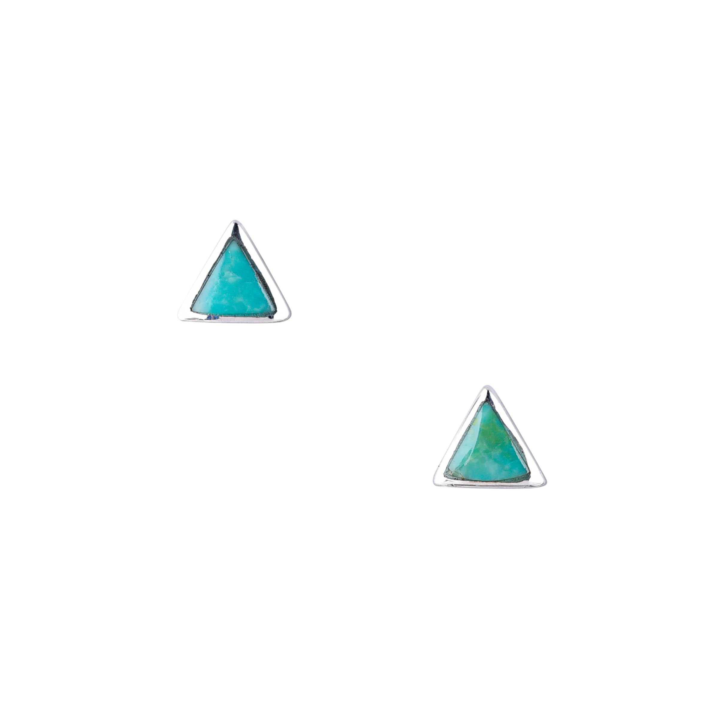 Mini Pyramid Earrings