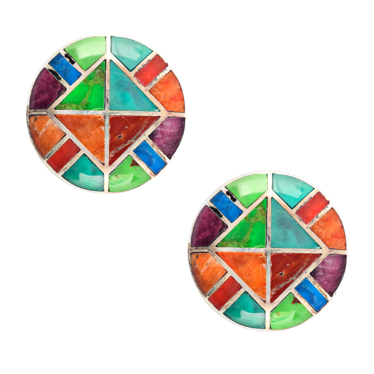 Four Corners Stud Earrings