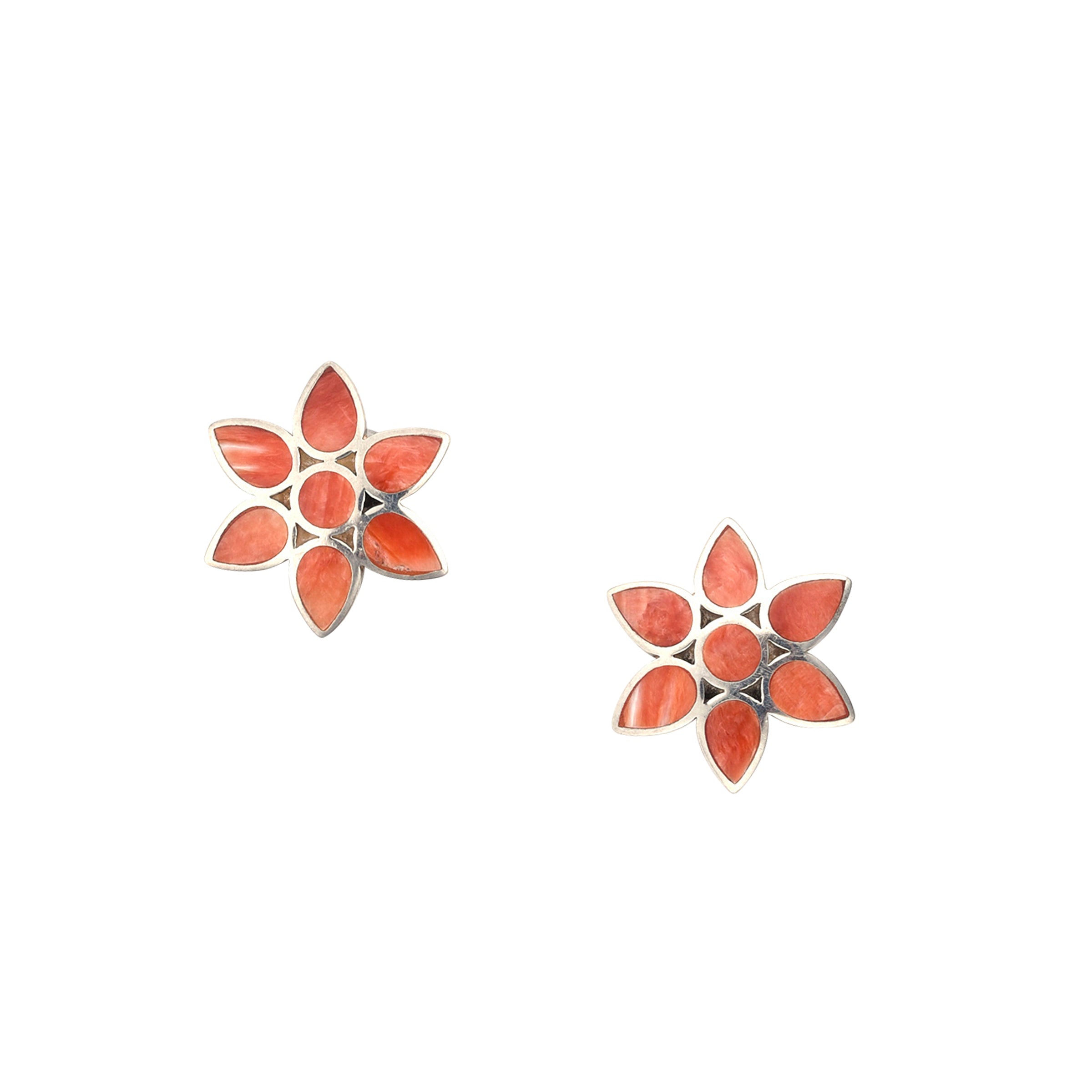 Flower Petal Stud Earrings