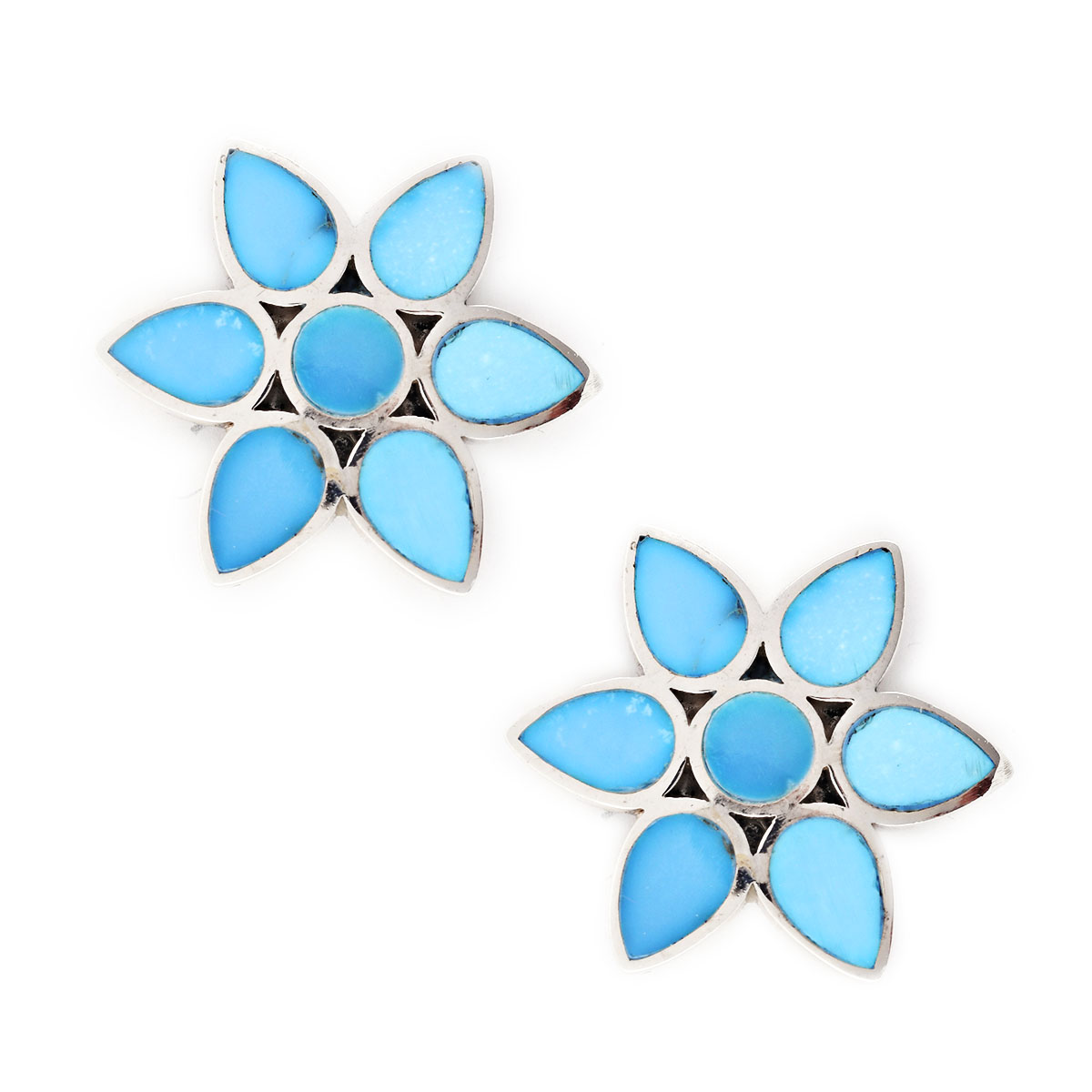 Flower Petal Stud Earrings
