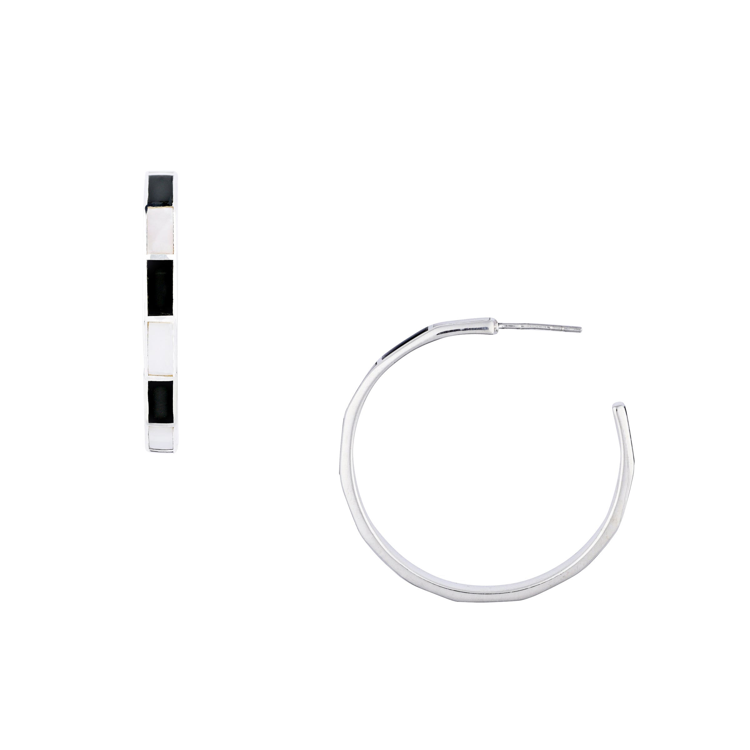 Bamboo Hoop Earrings