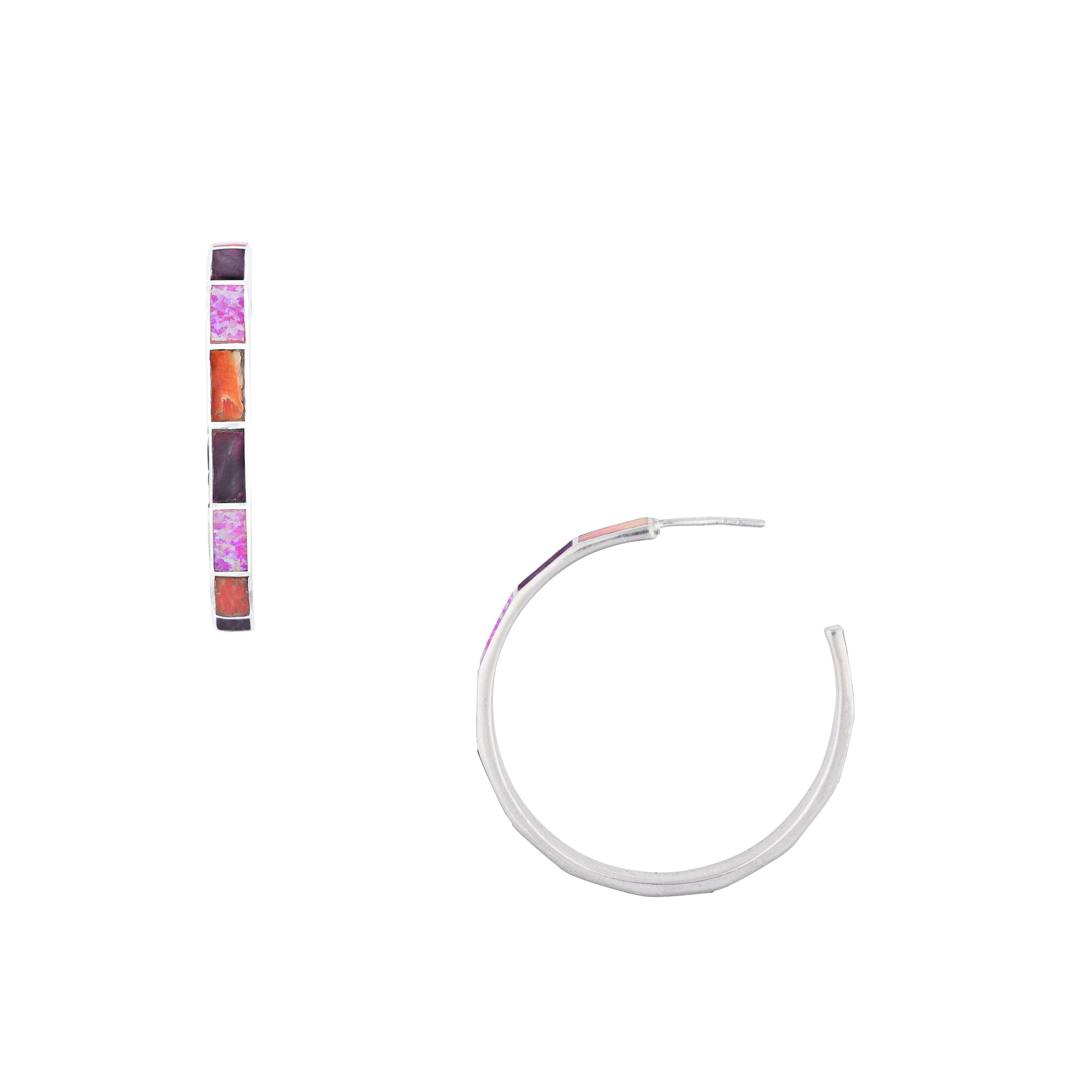 Bamboo Hoop Earrings