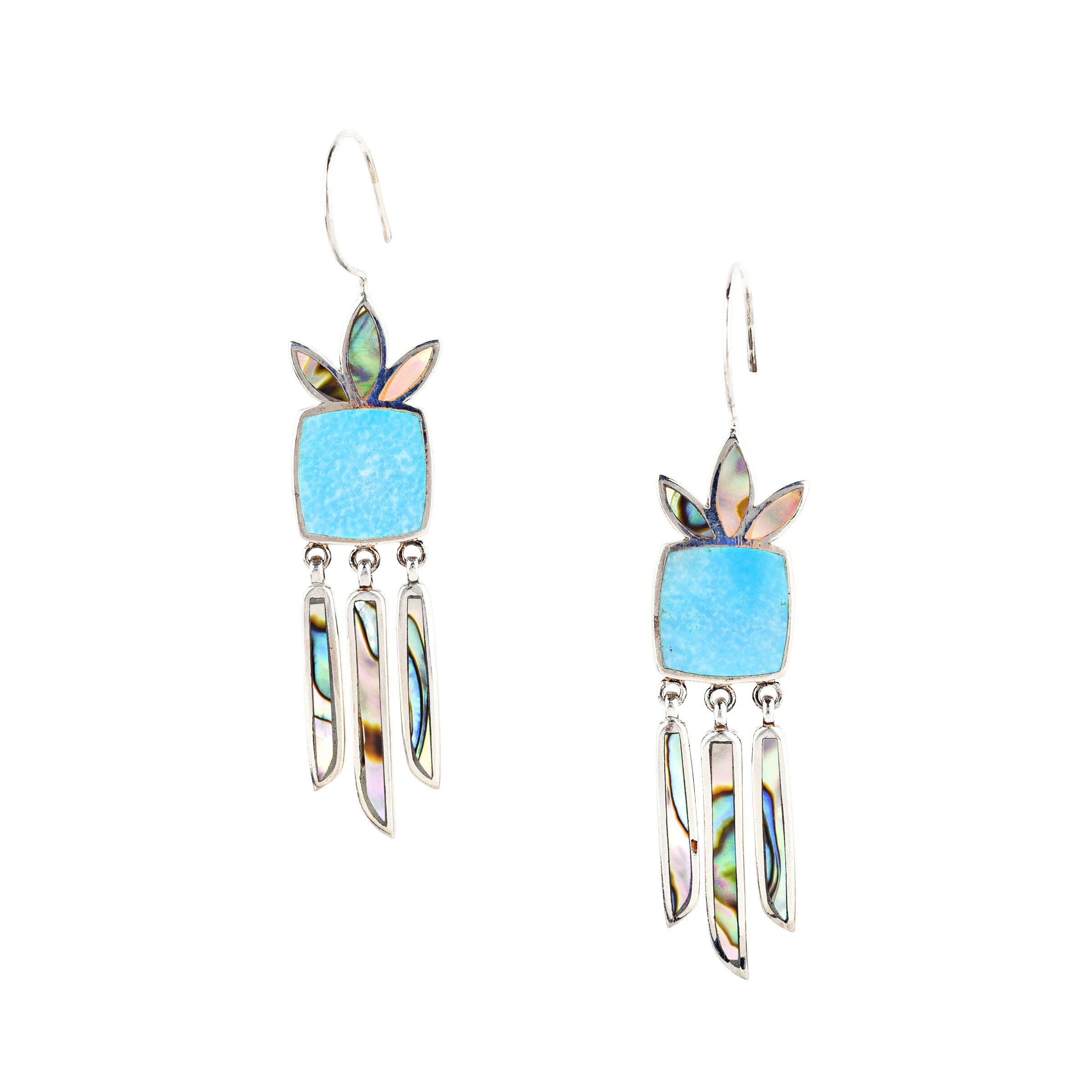 Turquoise Morning Earrings