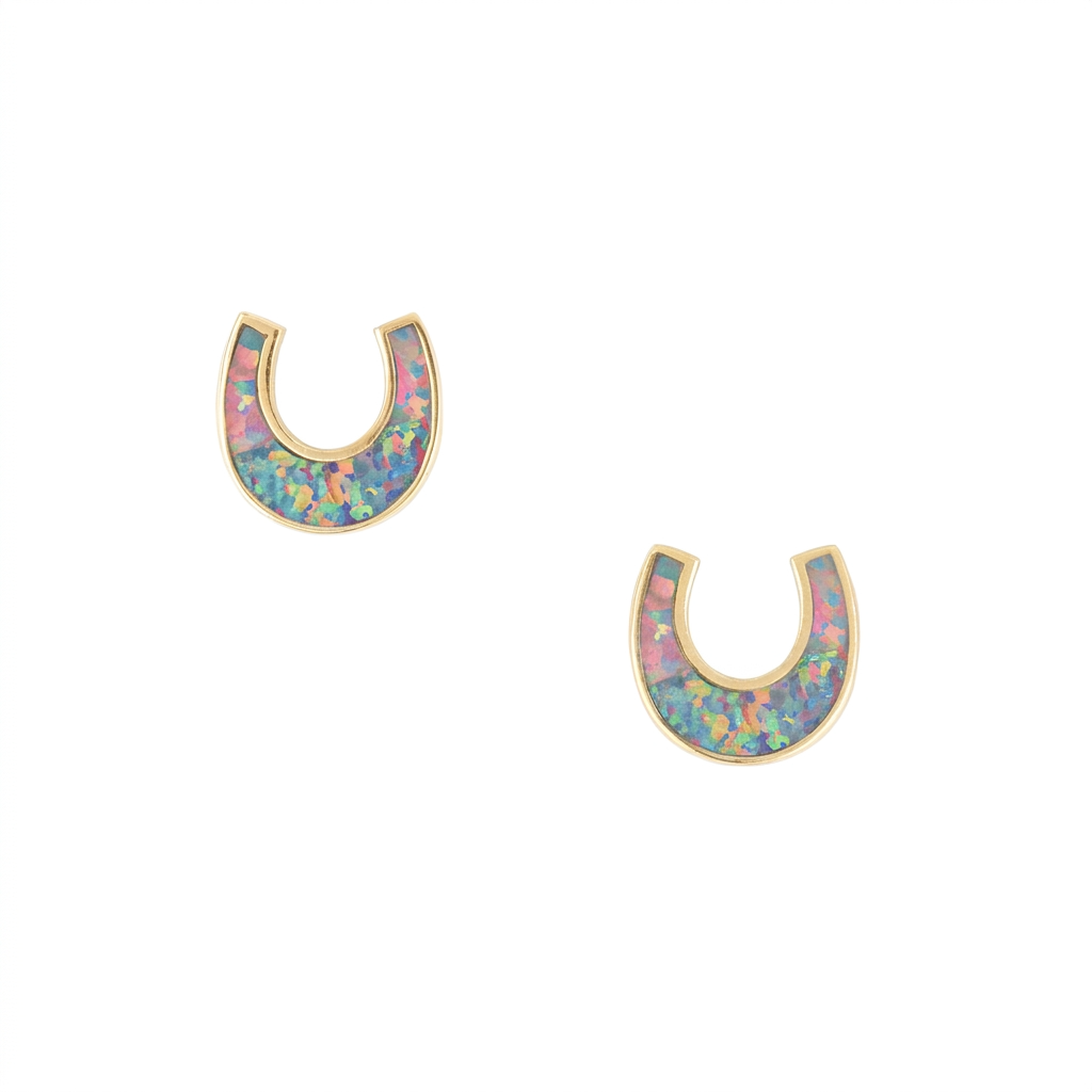 Horseshoe Stud Earrings