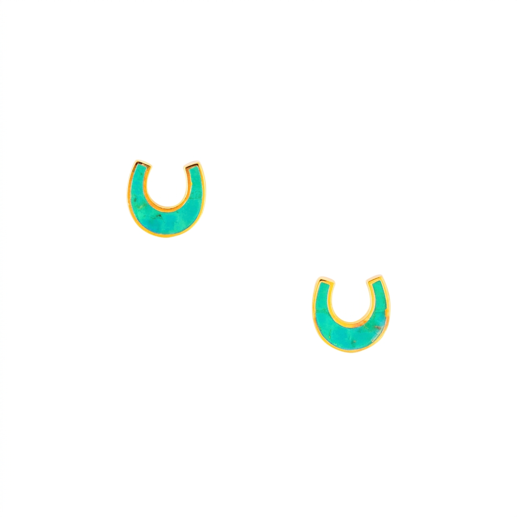 Horseshoe Stud Earrings