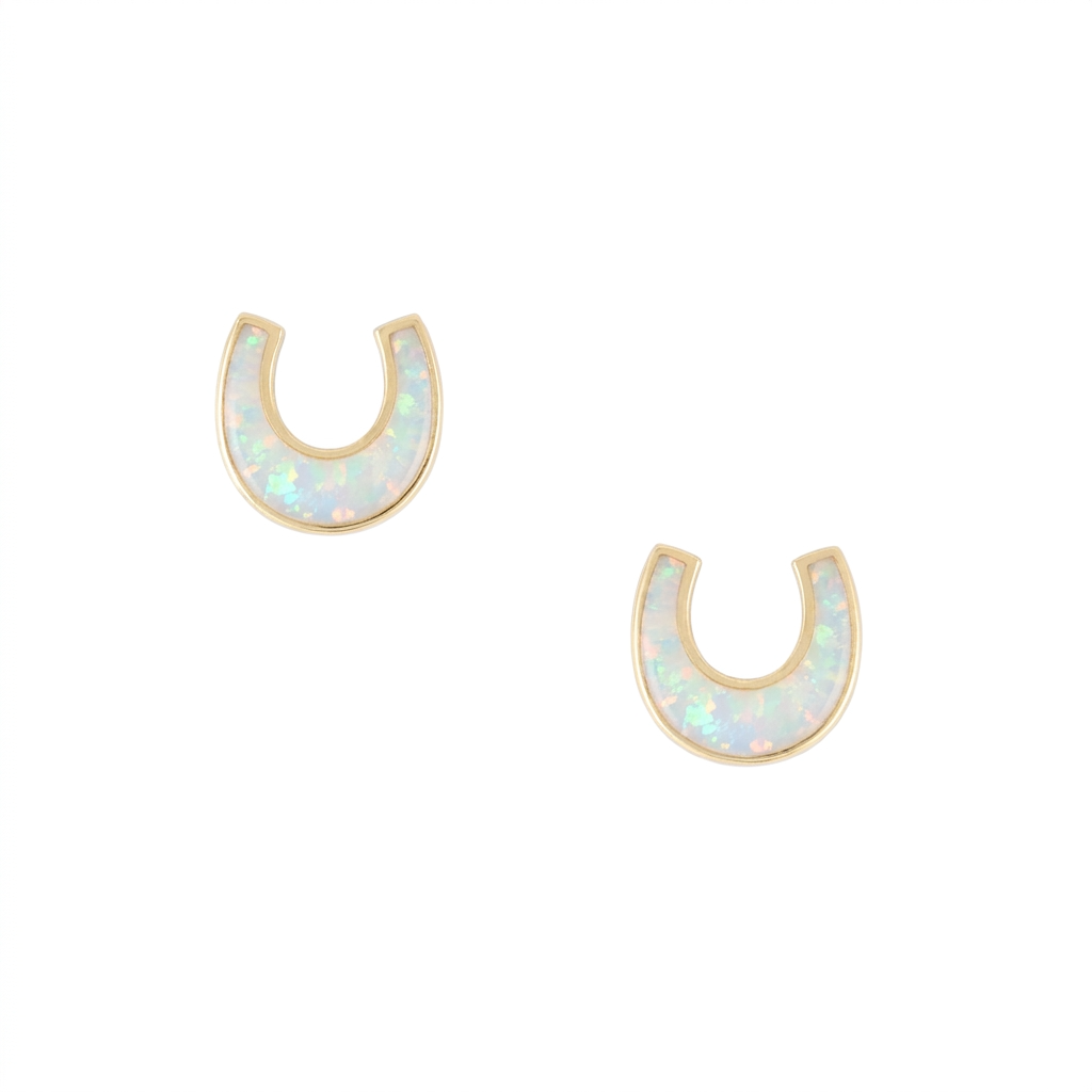 Horseshoe Stud Earrings