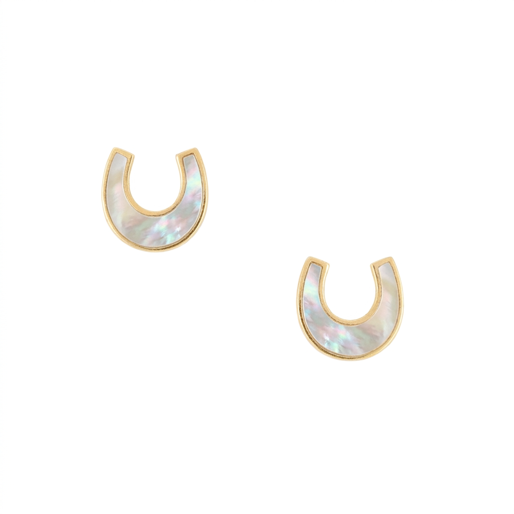 Horseshoe Stud Earrings