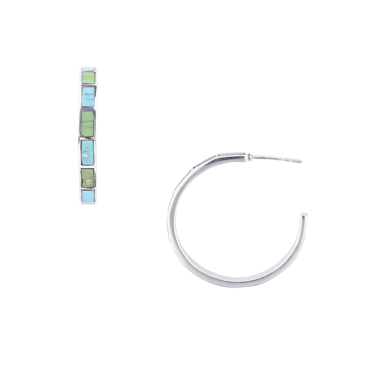 Bamboo Hoop Earrings