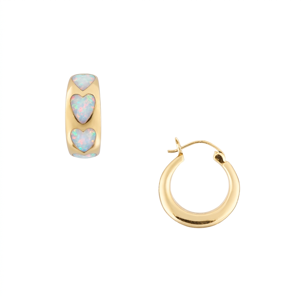 Amores Hoop Earrings