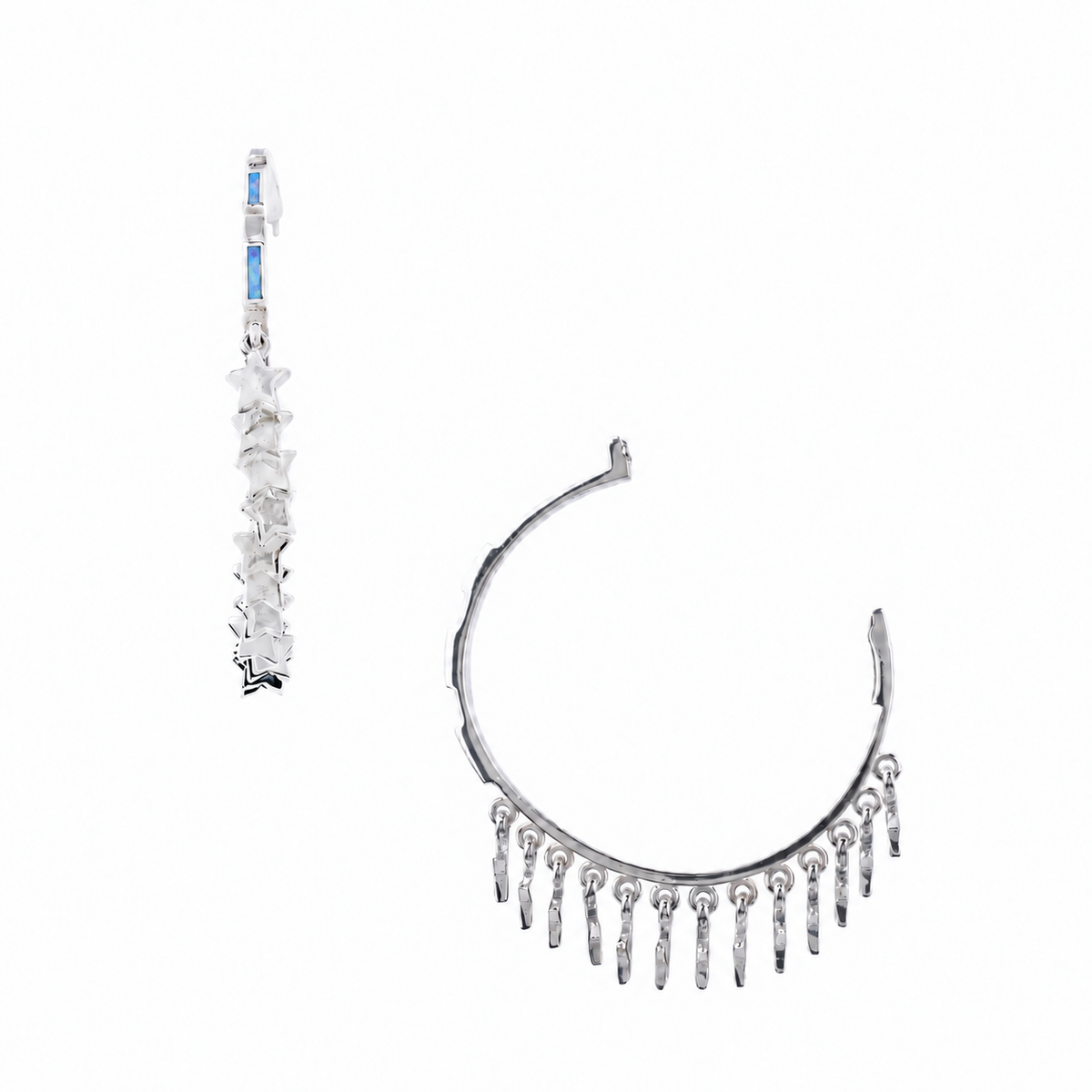 Star Dancer Hoop Earrings