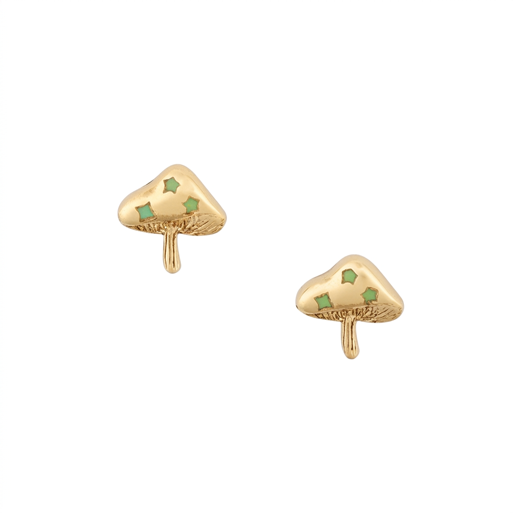 Cremini Stud Earrings