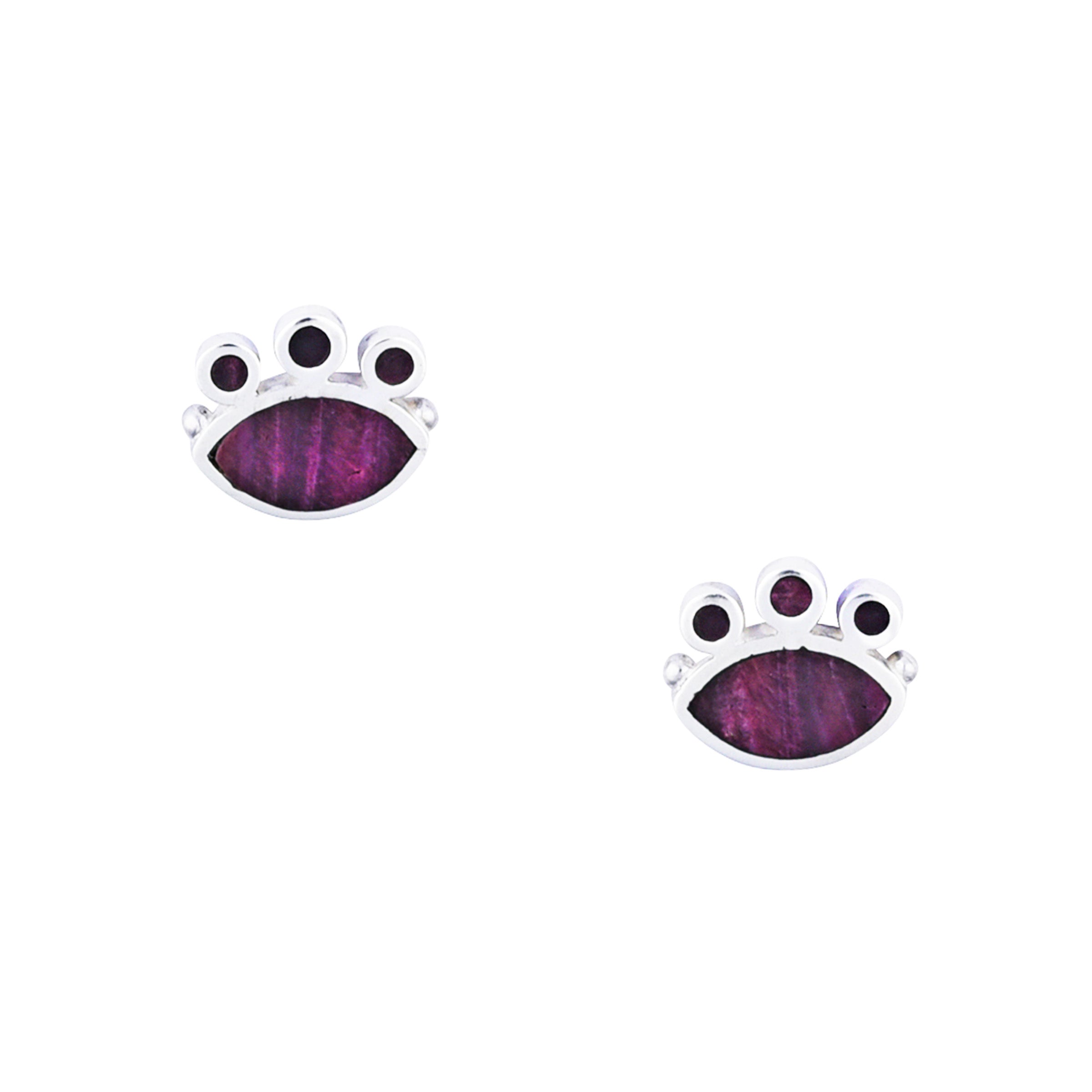 Bear Paw Stud Earrings