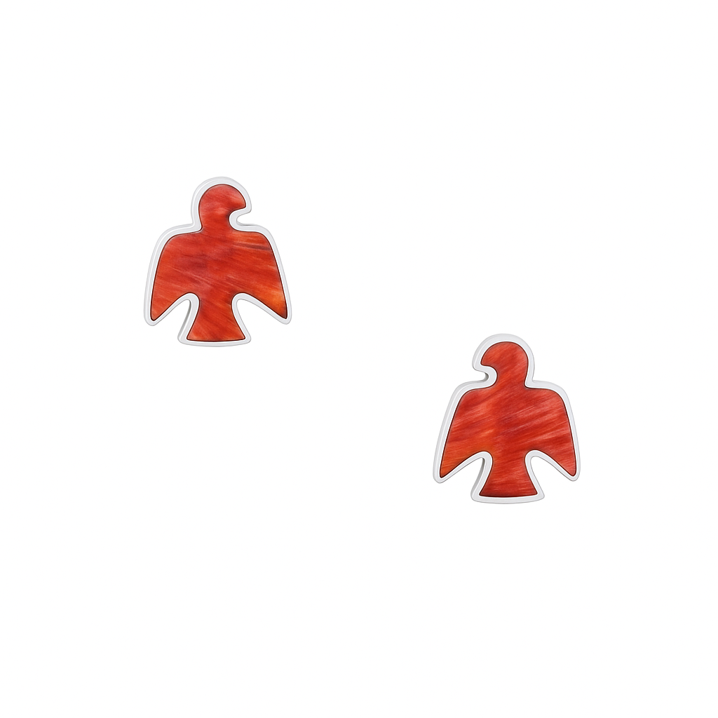 Peyote Bird Stud Earrings (Large)