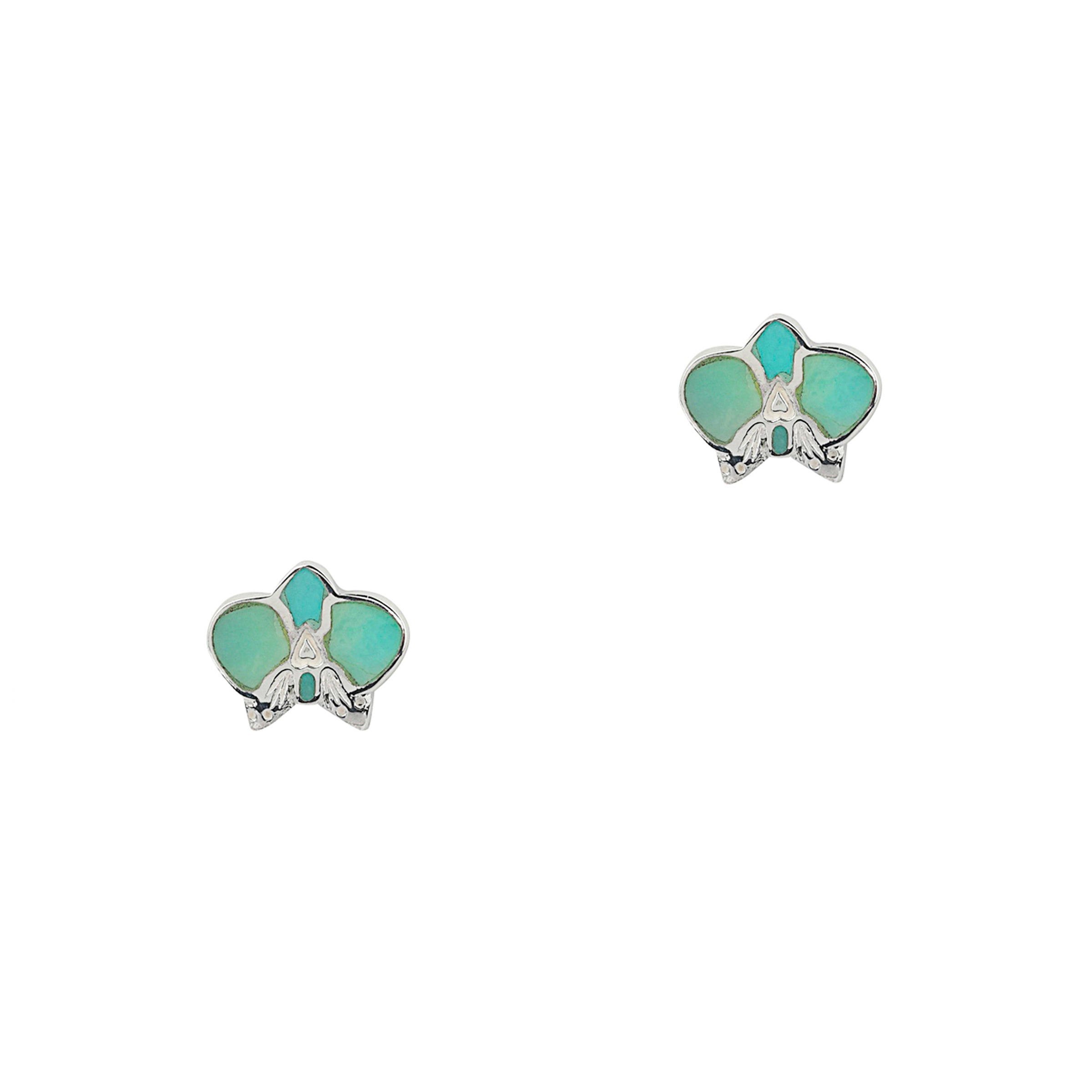 Orchid Stud Earrings