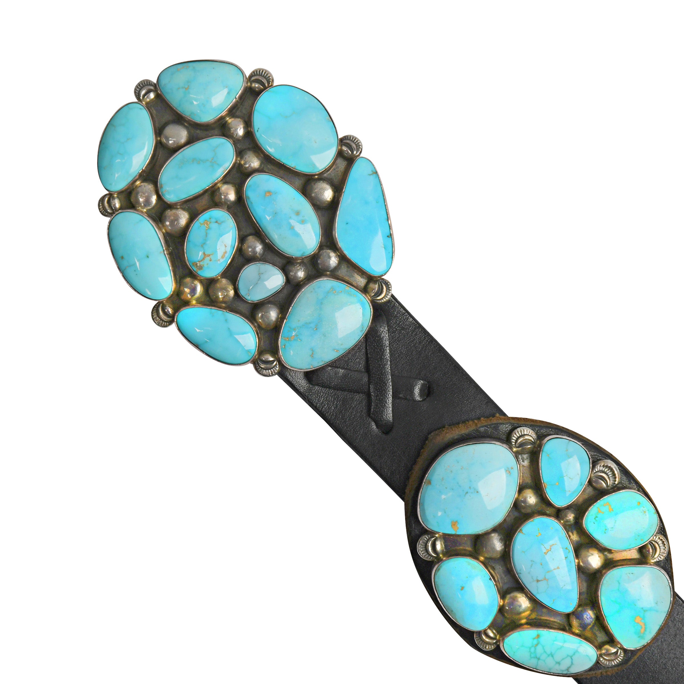 Vintage Natural Kingman Concho Belt