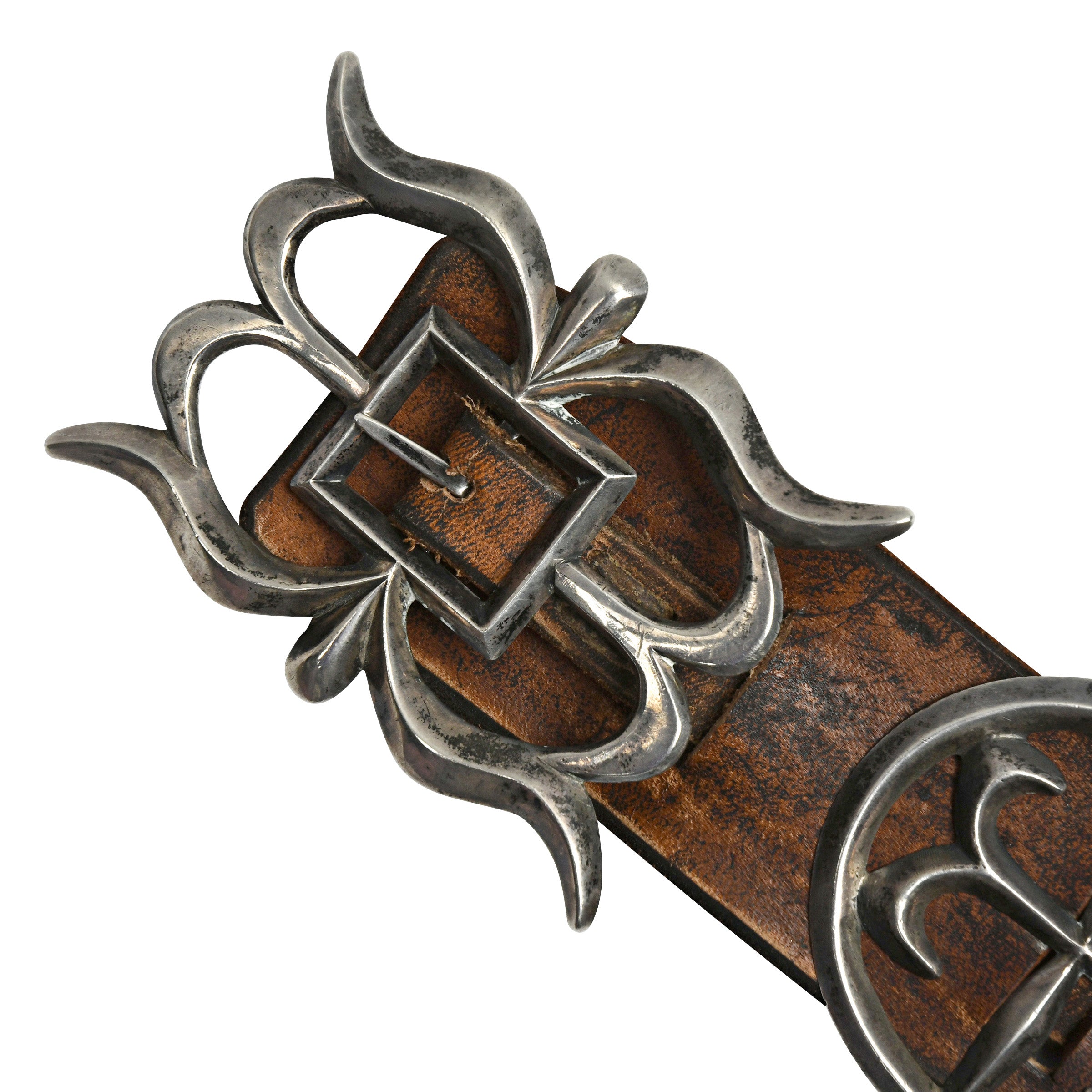 Vintage Sand Cast Concho Belt
