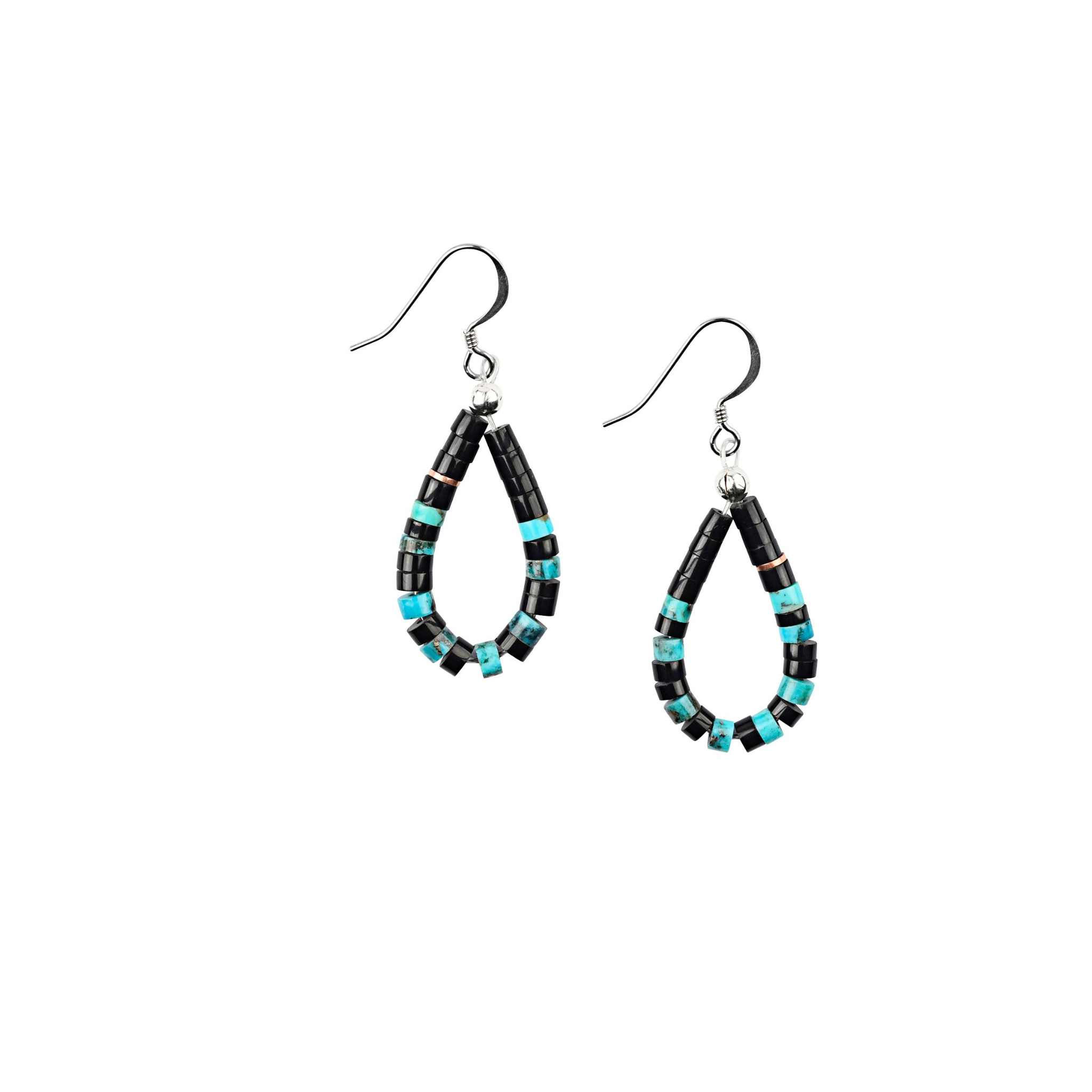 Calabaza Black Mesa Small Hoop Earrings