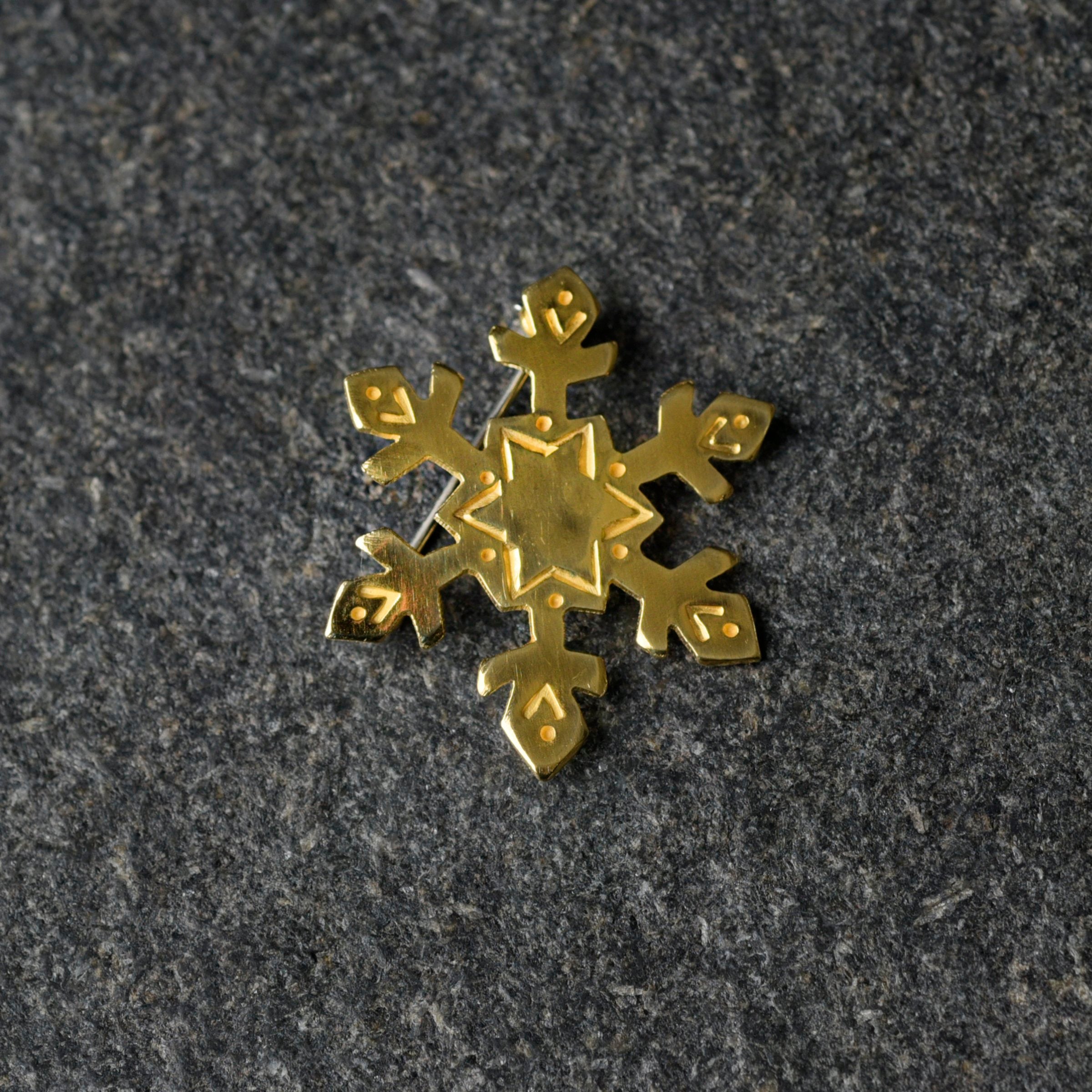 Joe Eby Snowflake Pin
