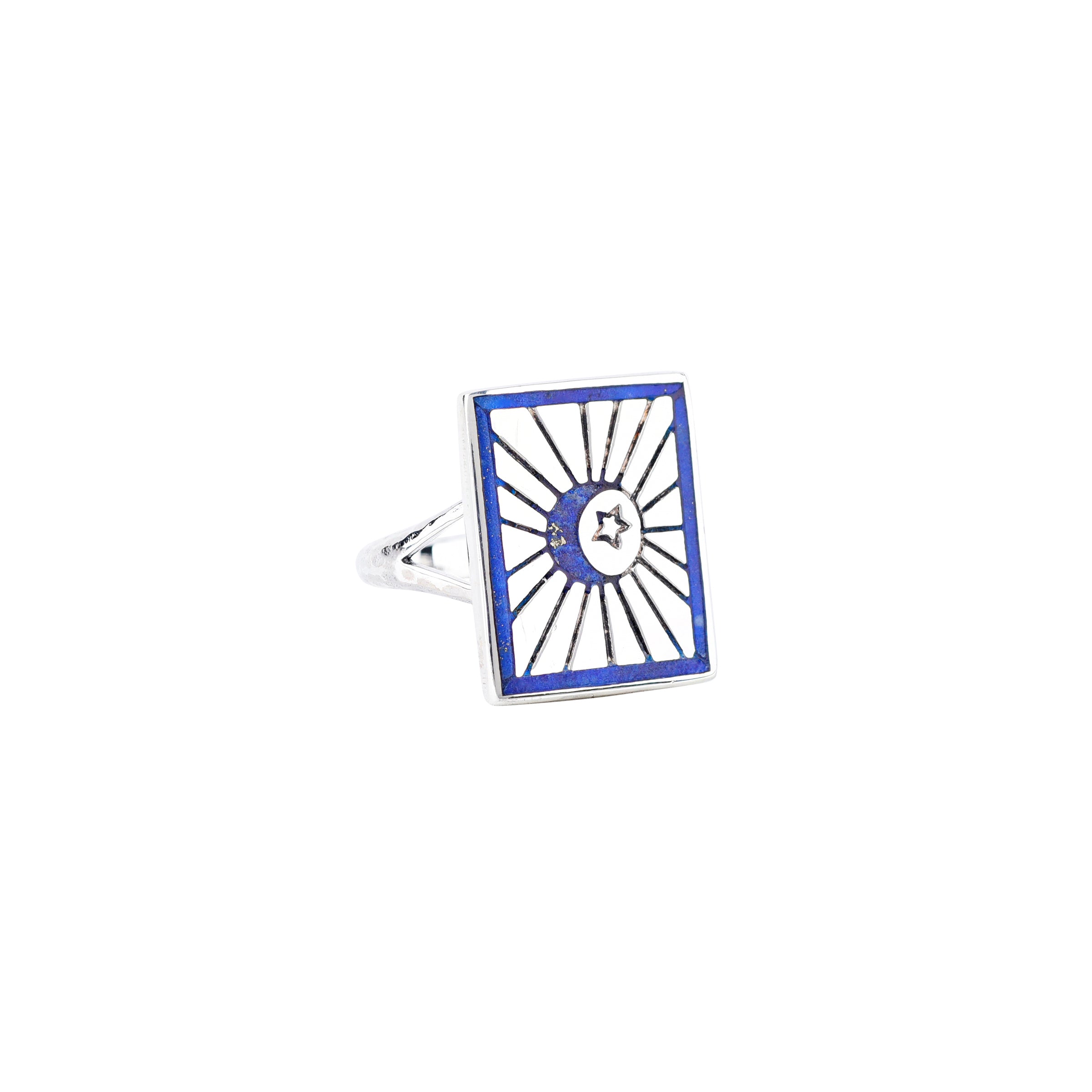 Lunar Shield Ring