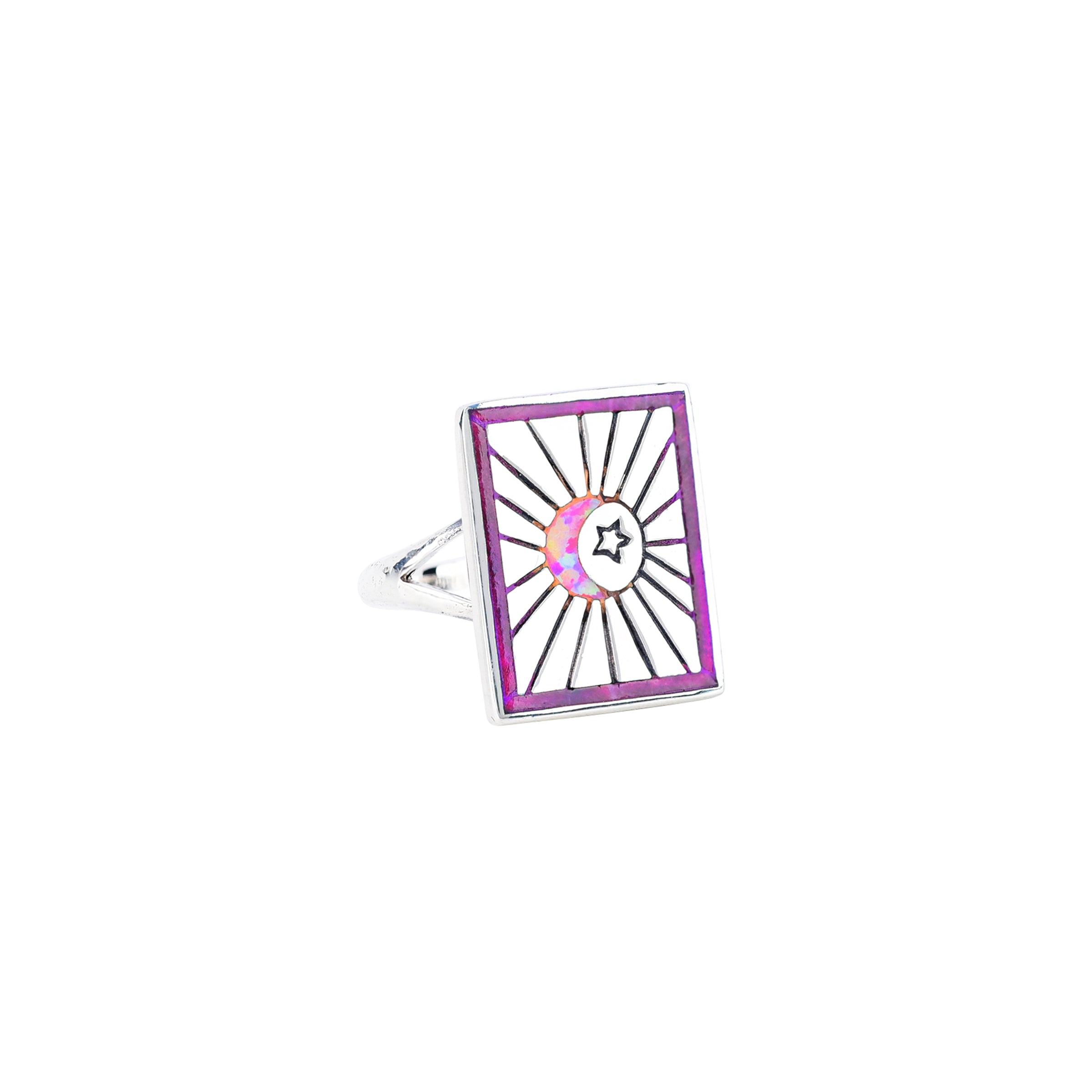 Lunar Shield Ring