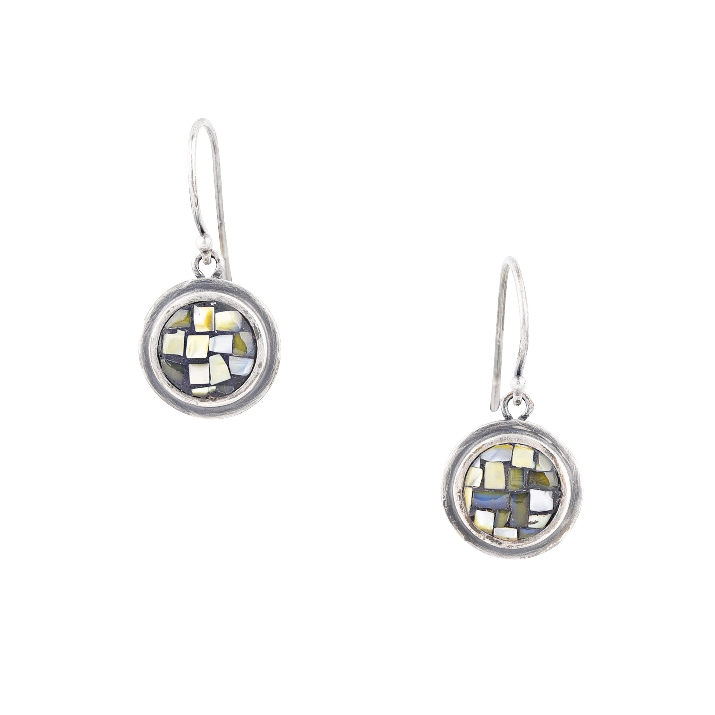 Nomad Mosaic Abalone Earrings