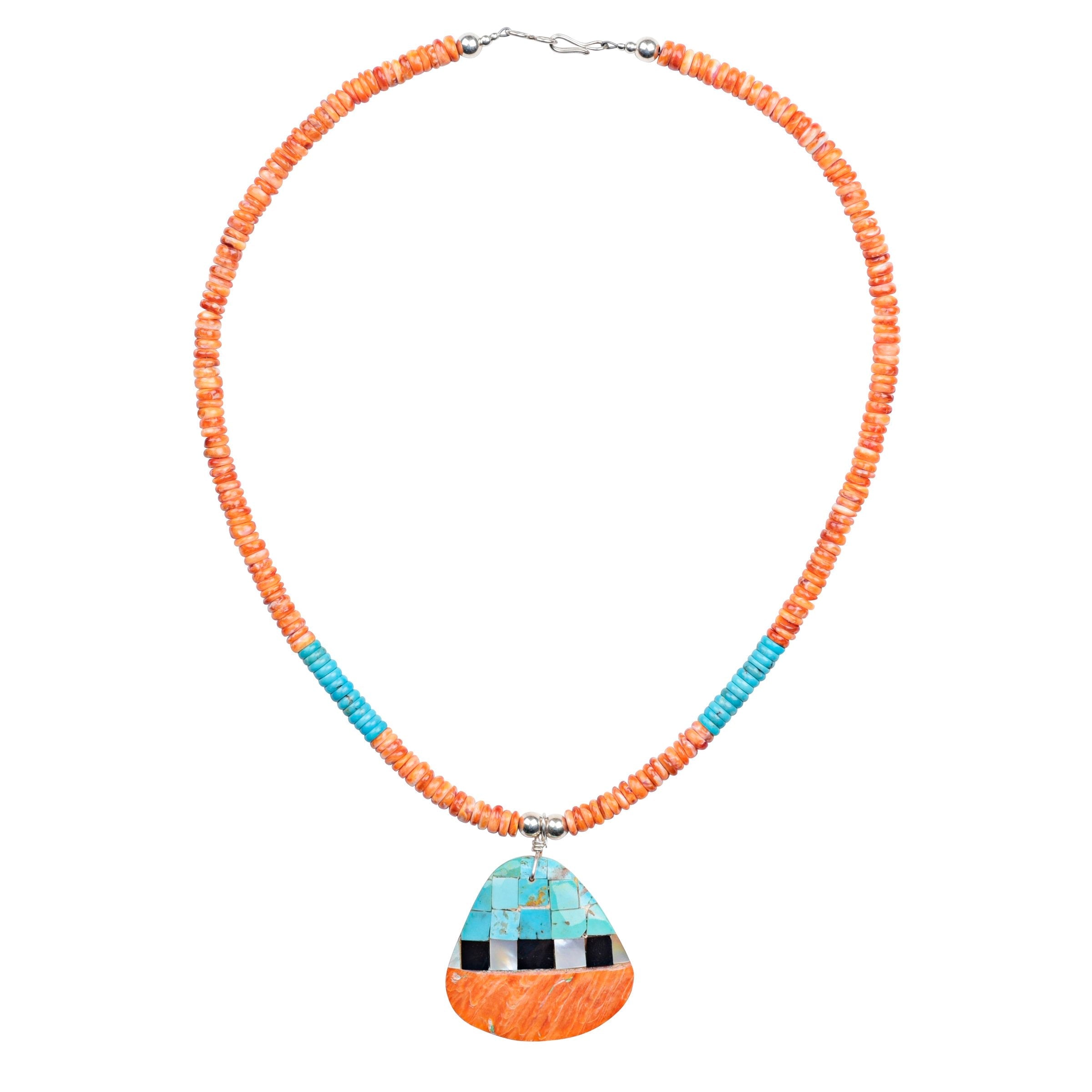 Marwin Lovato Shell Mosaic Necklace
