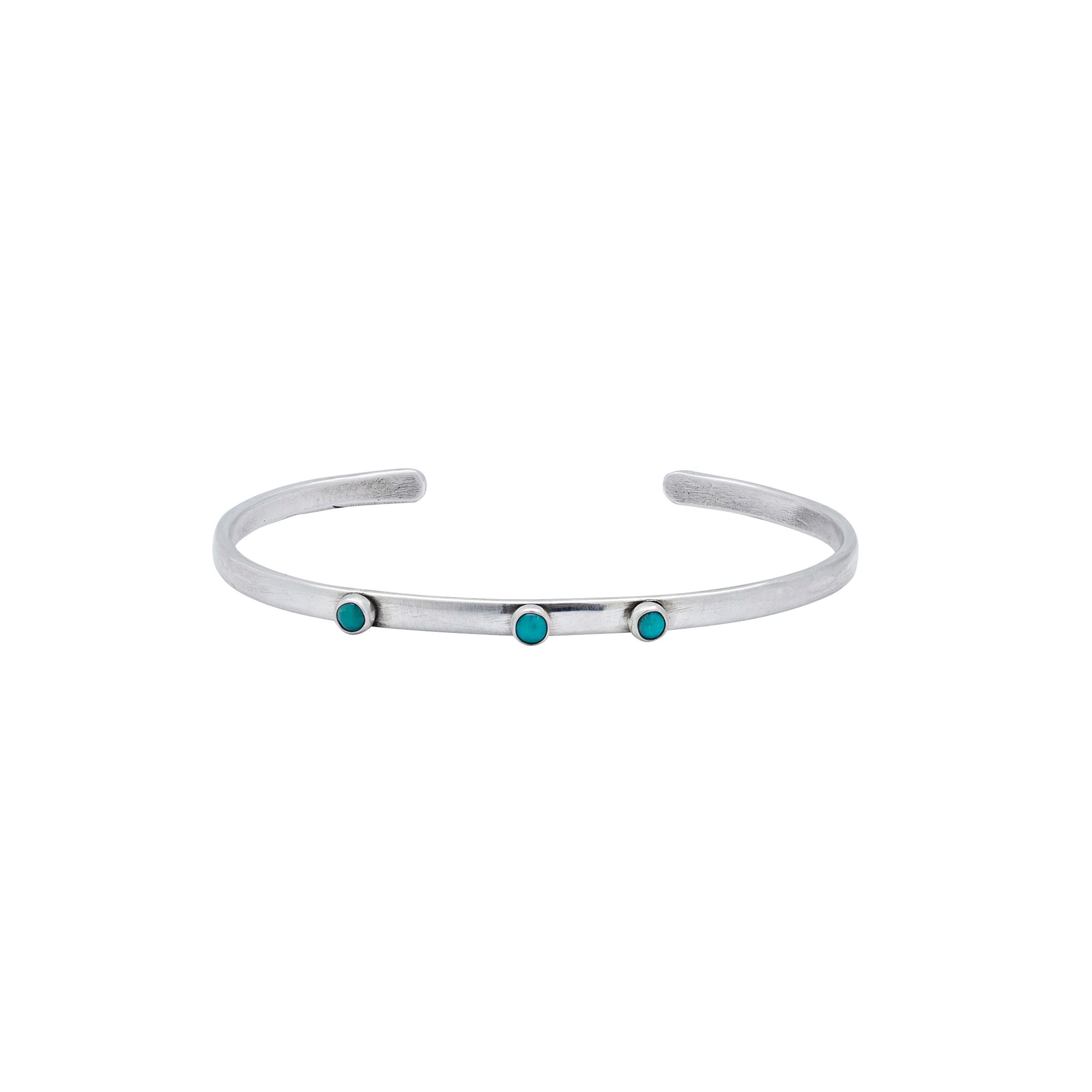 Dennis Hogan Turquoise Trio Cuff