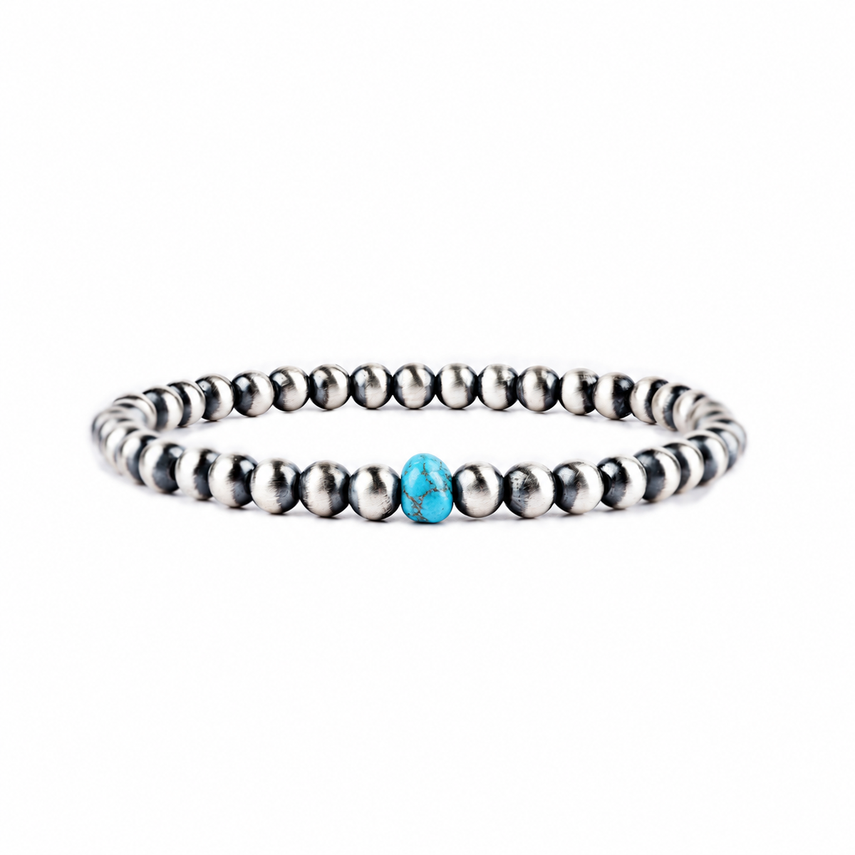 Desert Pearl Stretch Bracelet with Stones (All Sizes)