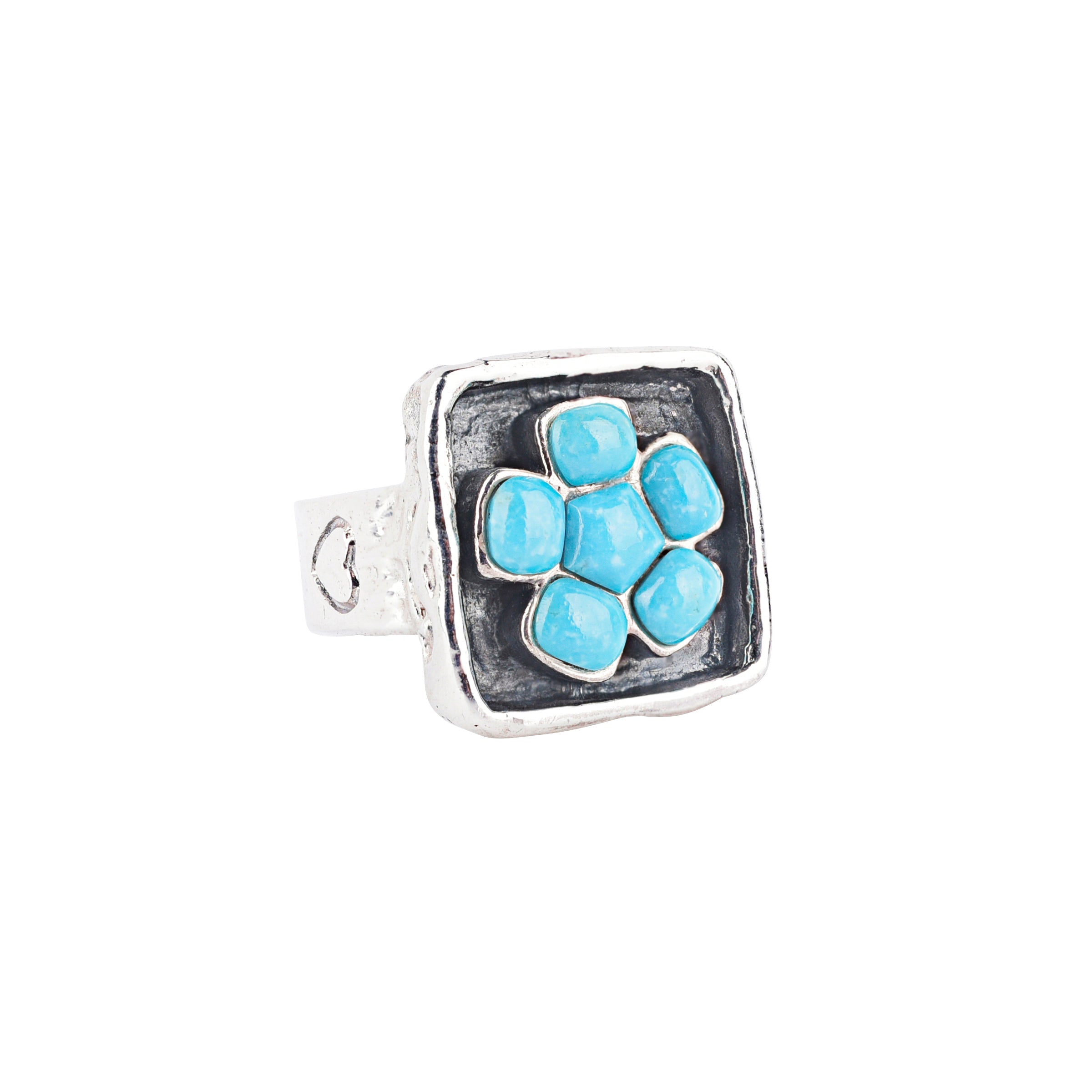 Wallflower Turquoise Ring