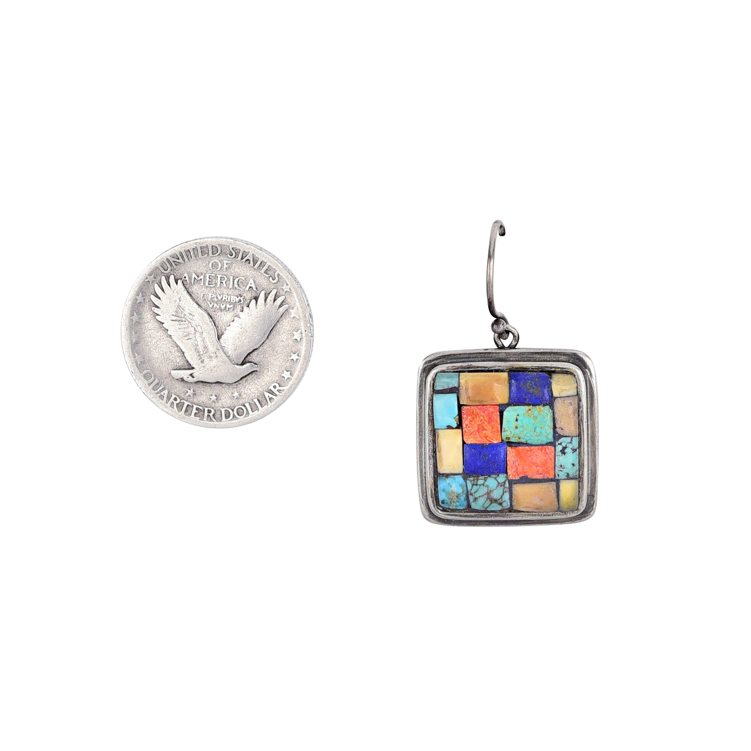 Nomad Mosaic Earrings - Multi Color
