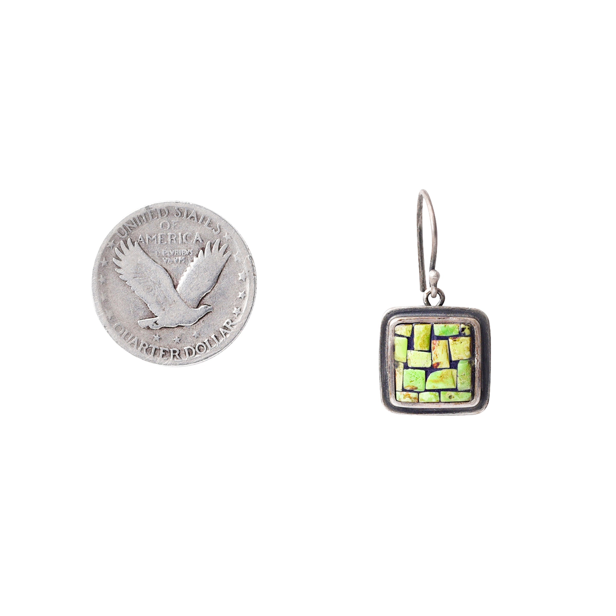 Nomad Mosaic Damali Gaspeite Earrings