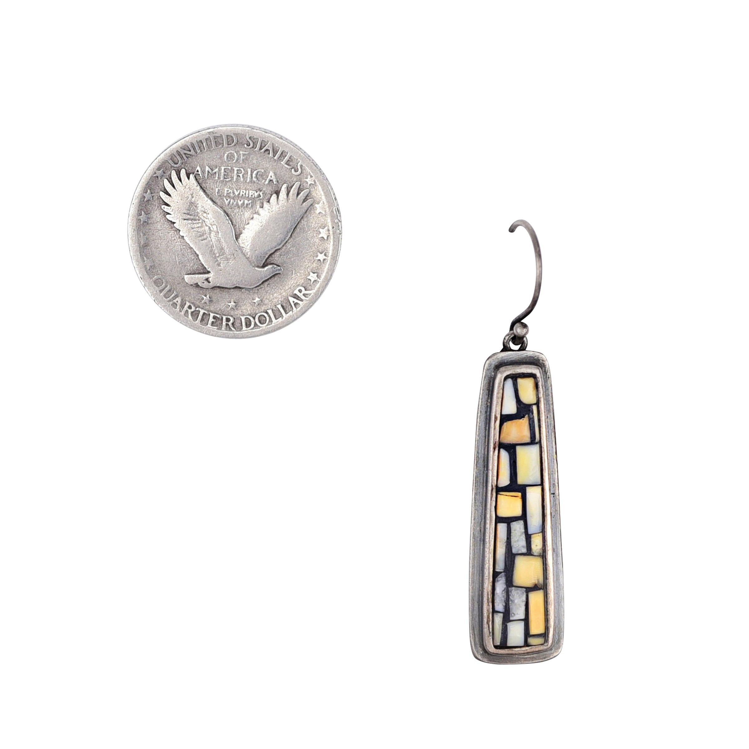 Nomad Mosaic Bone Earrings