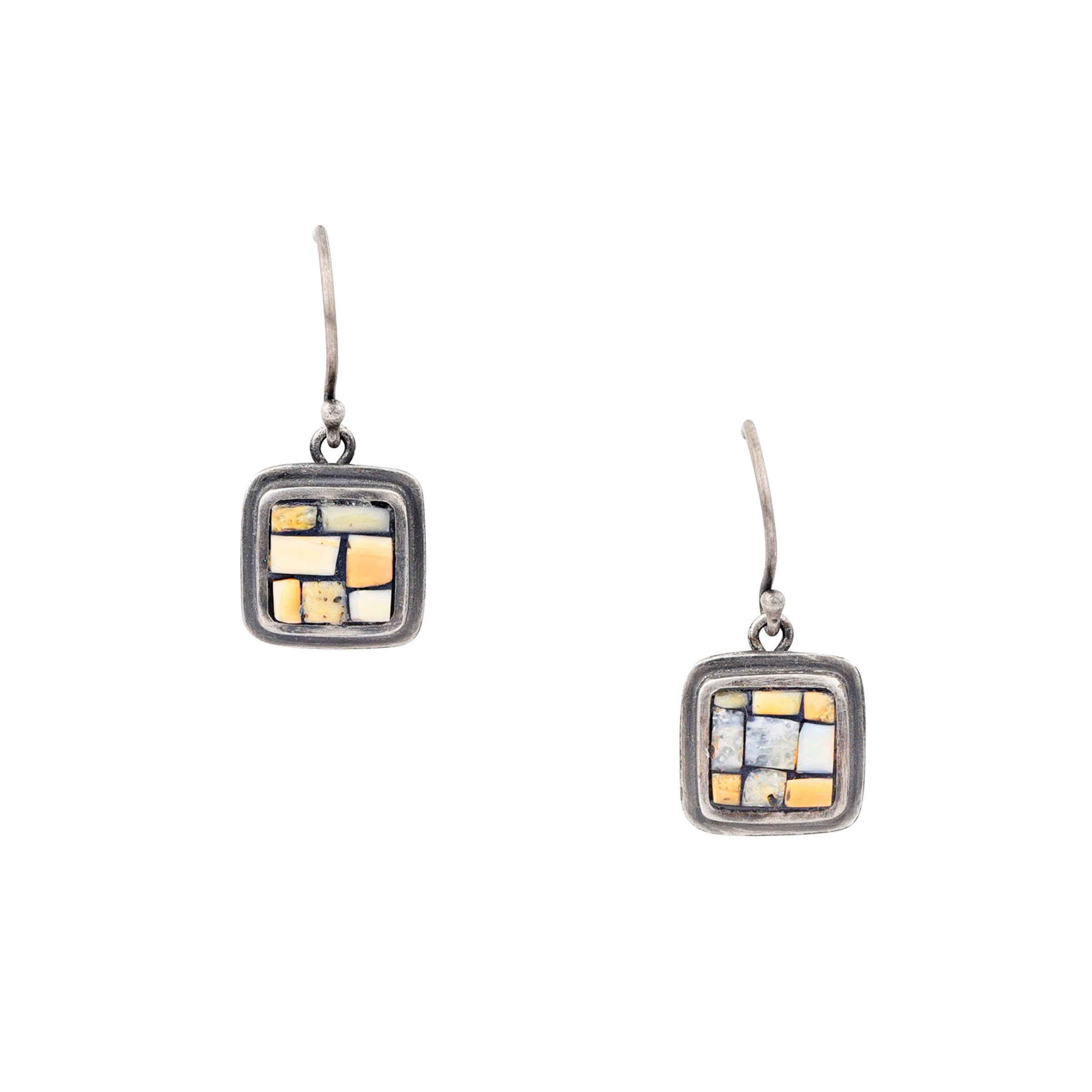 Nomad Mosaic Bone Earrings