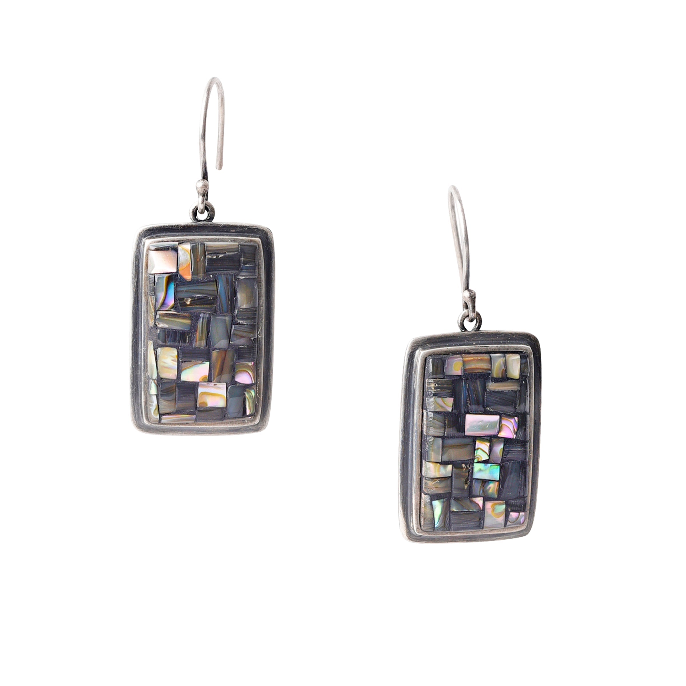 Nomad Mosaic Abalone Earrings
