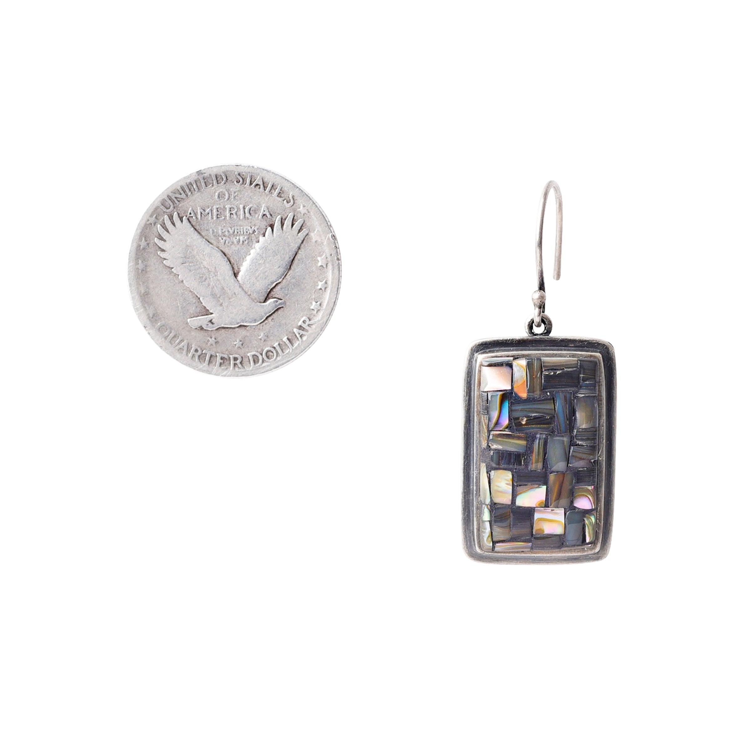 Nomad Mosaic Abalone Earrings