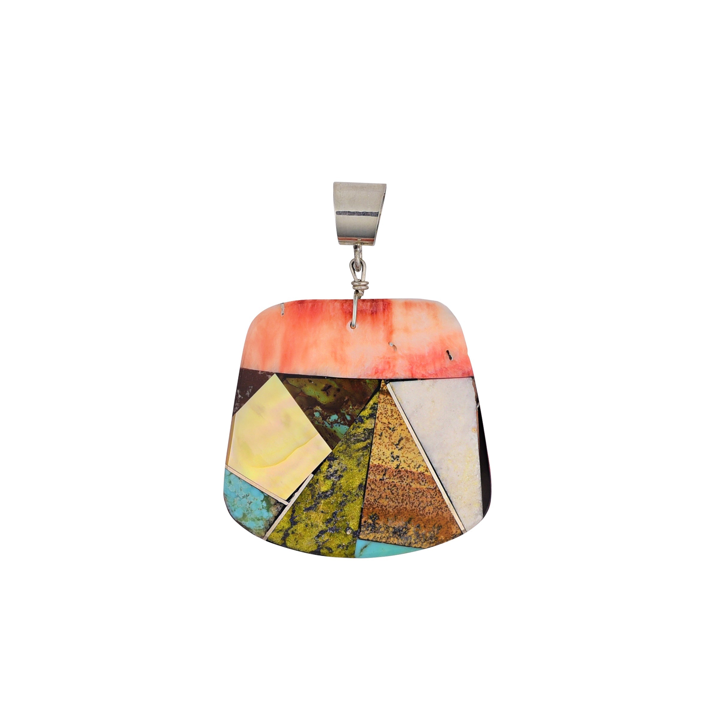 Santo Domingo Shell Inlay Pendant