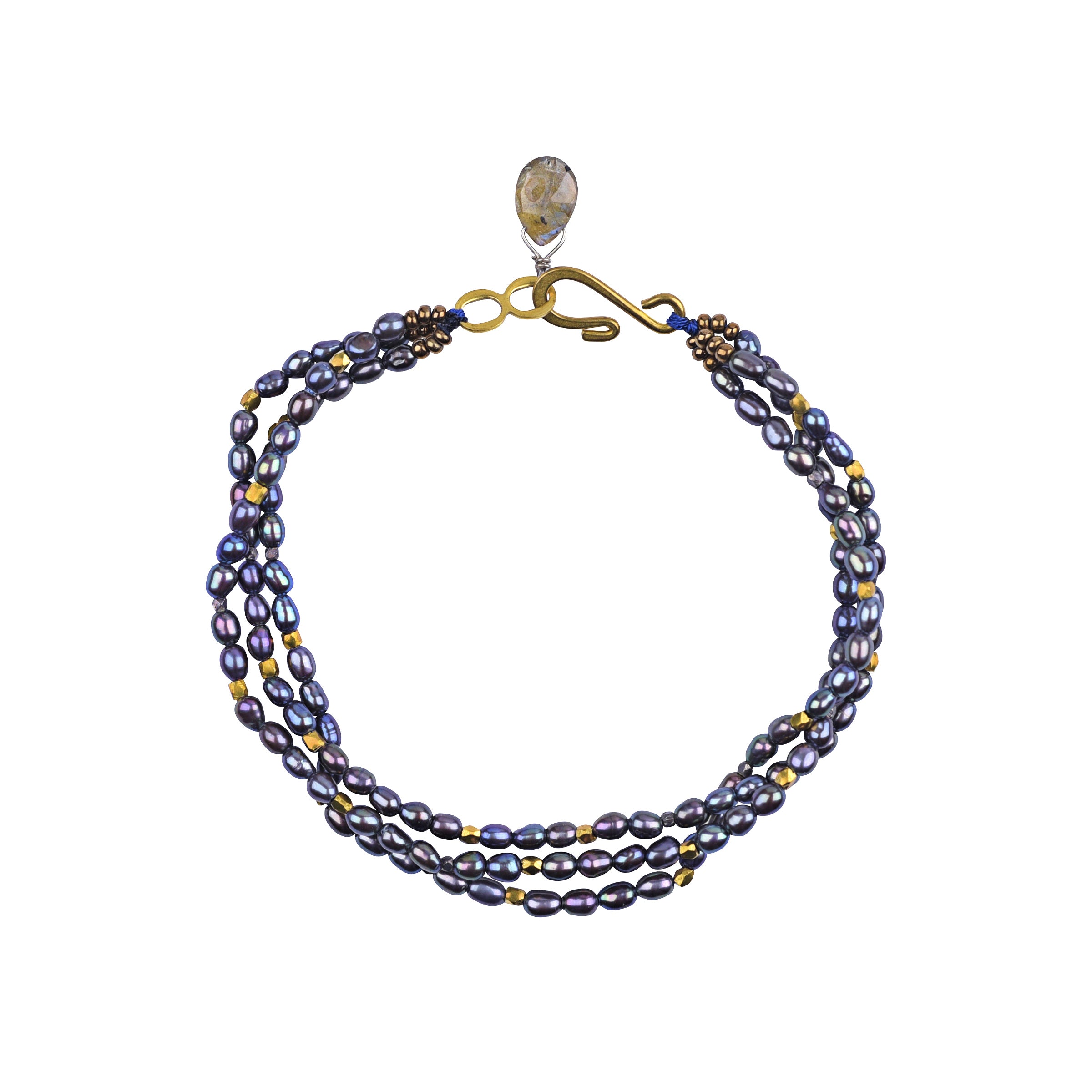 Shades of Grey Pearl Bracelet