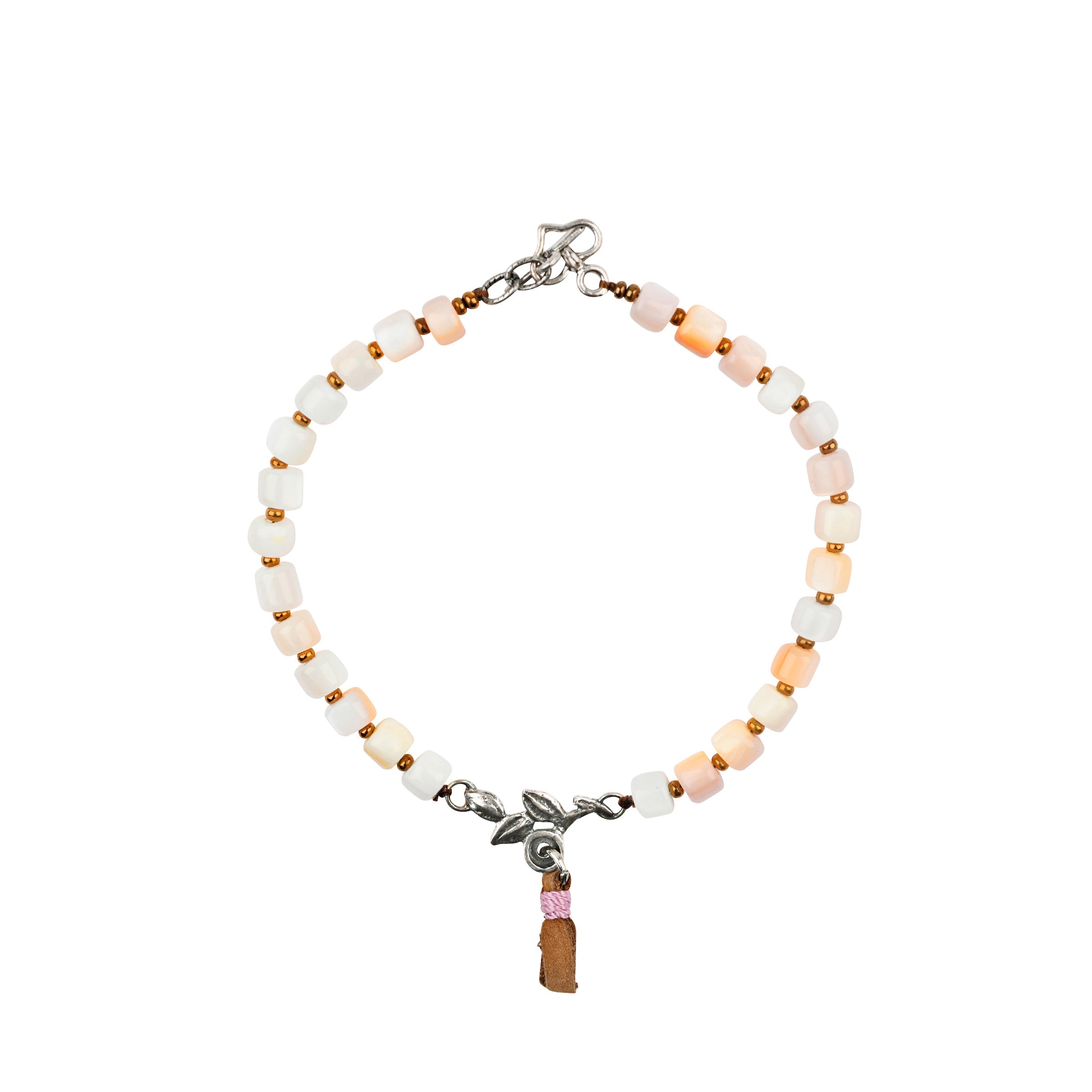 Natural Pink Shell Bracelet