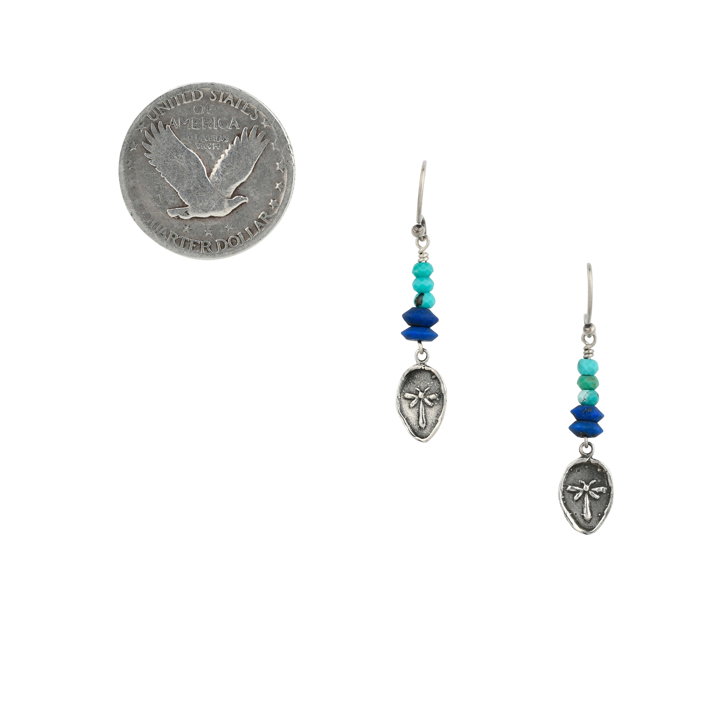 Dragonfly Spirit Drop Earrings