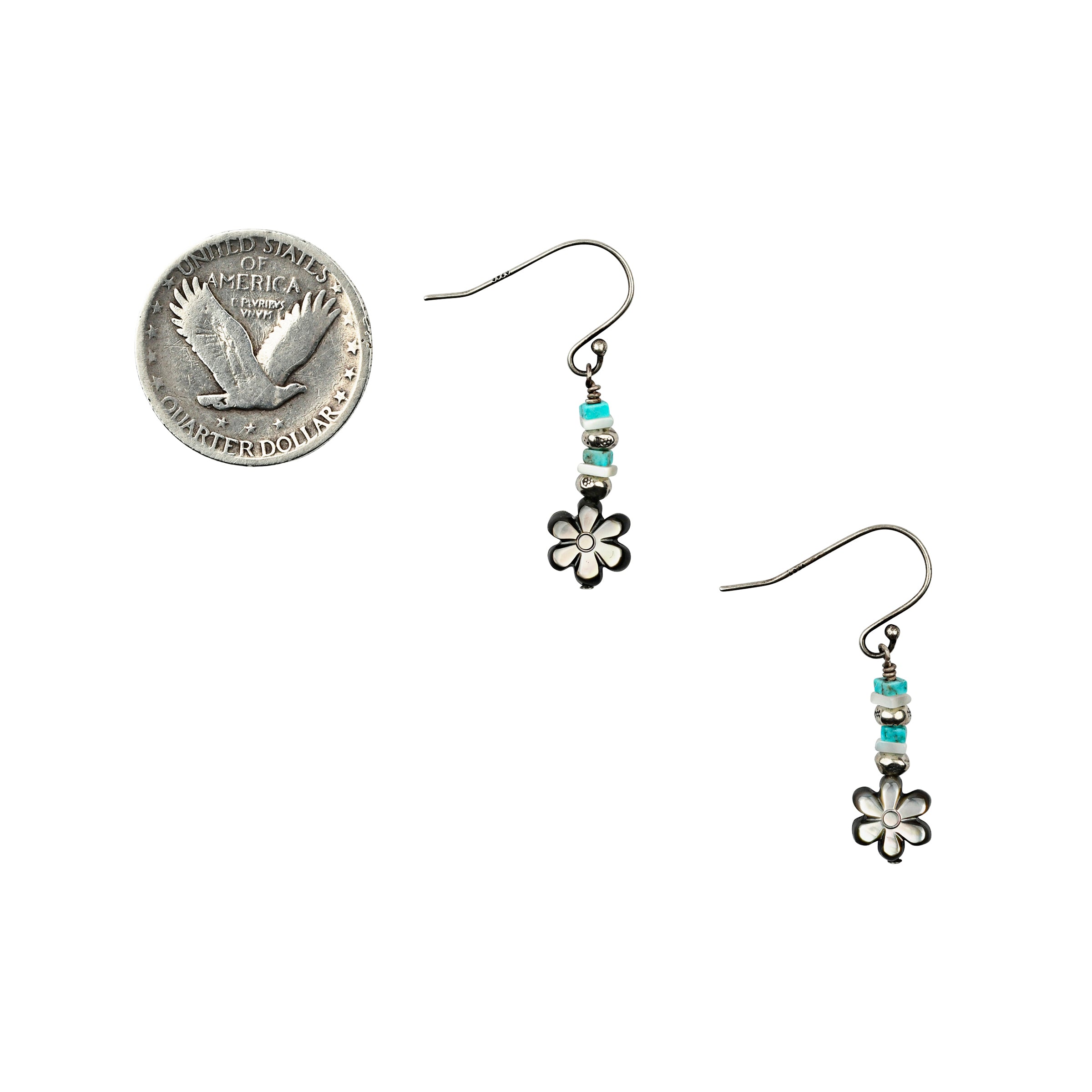 Smoke & Sage Drop Earrings