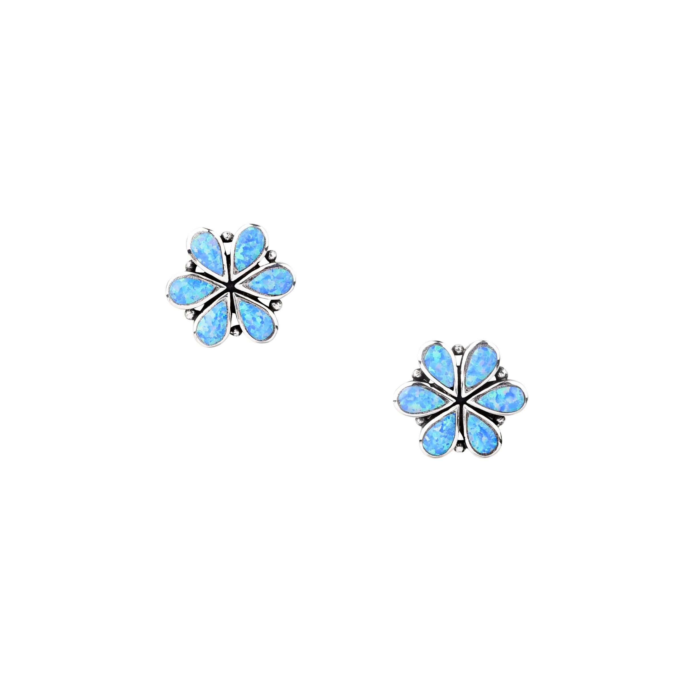 Inlay Daisy Earrings