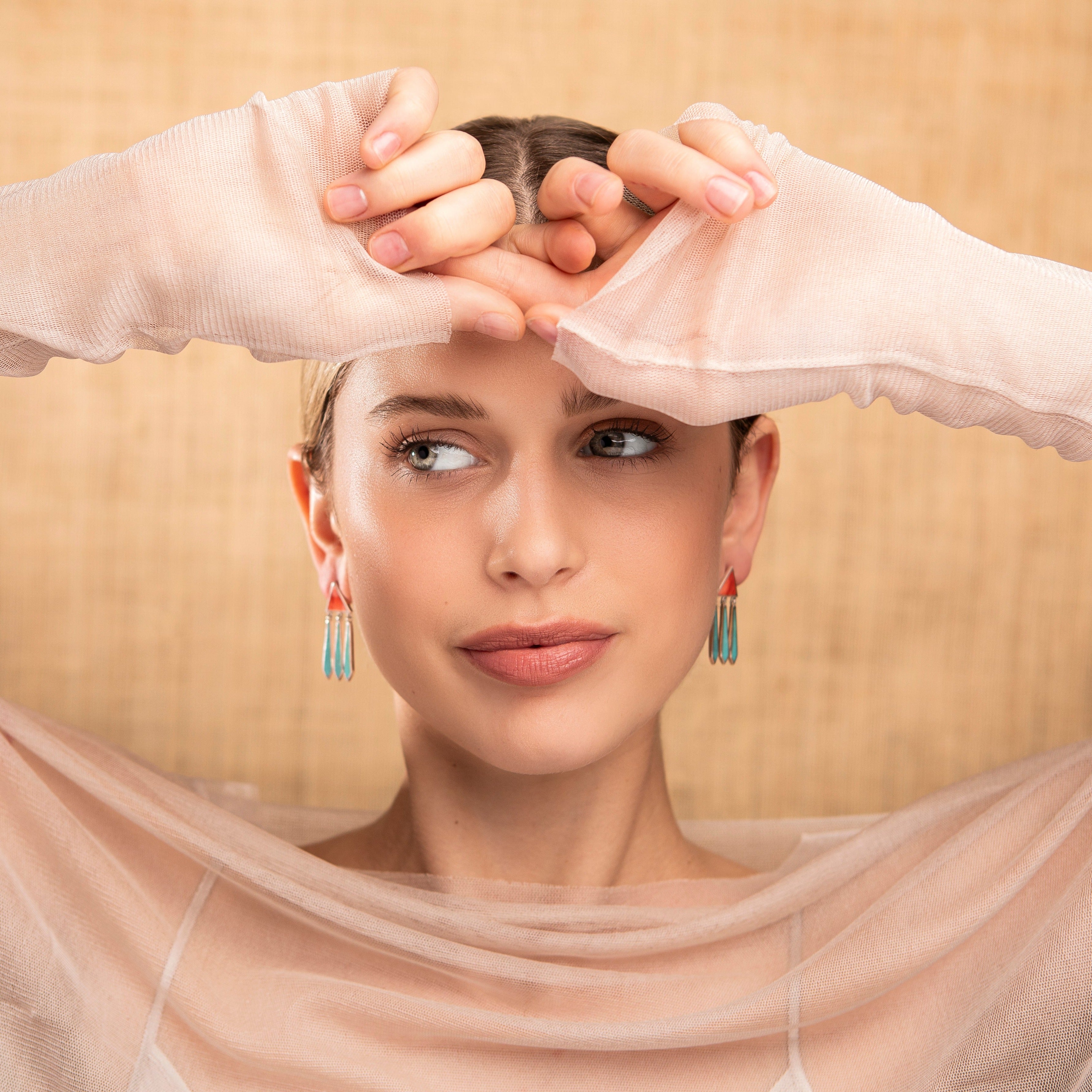 Pyramid Earrings