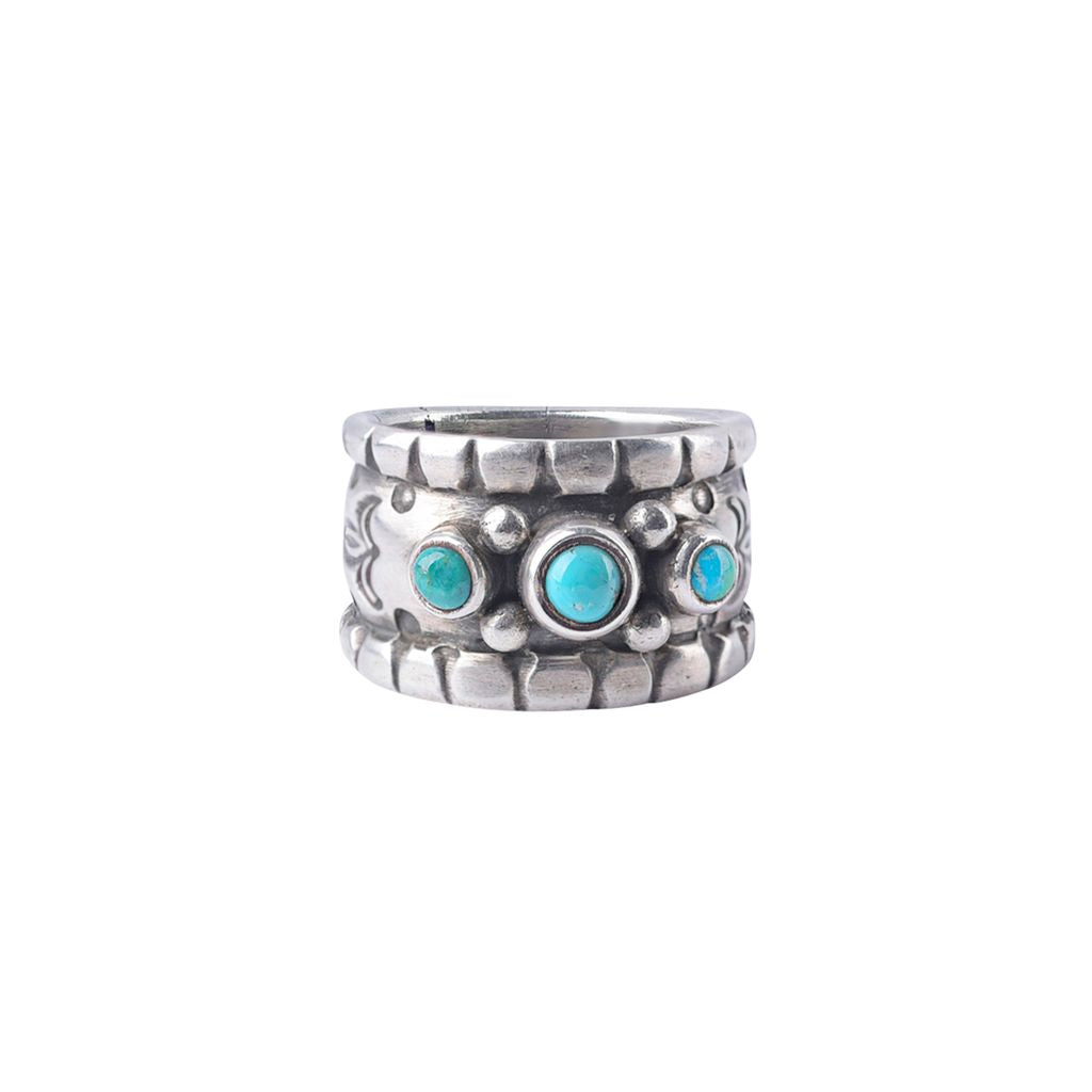 Joey Falcon Castle Ring Size 7