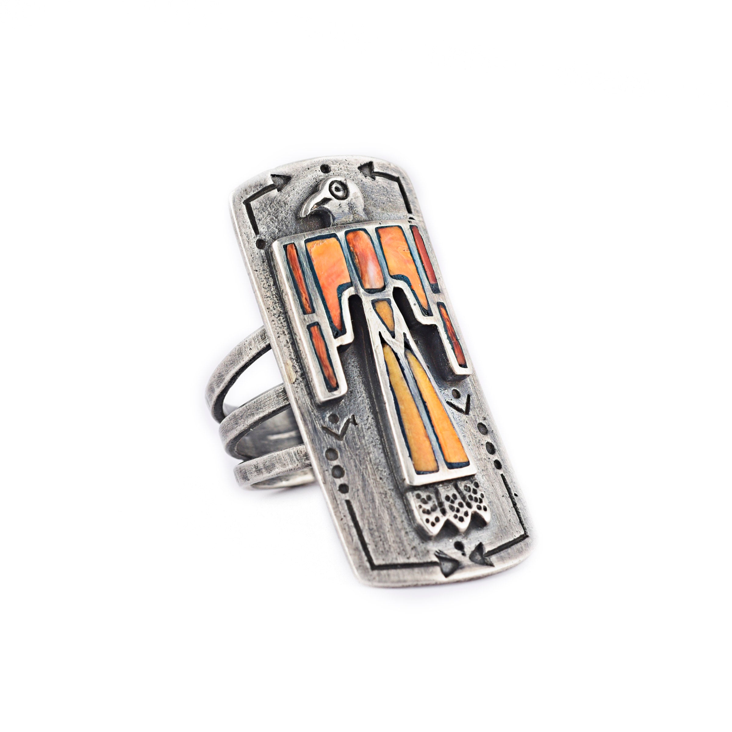 Nomad Rising Bird Shield Ring