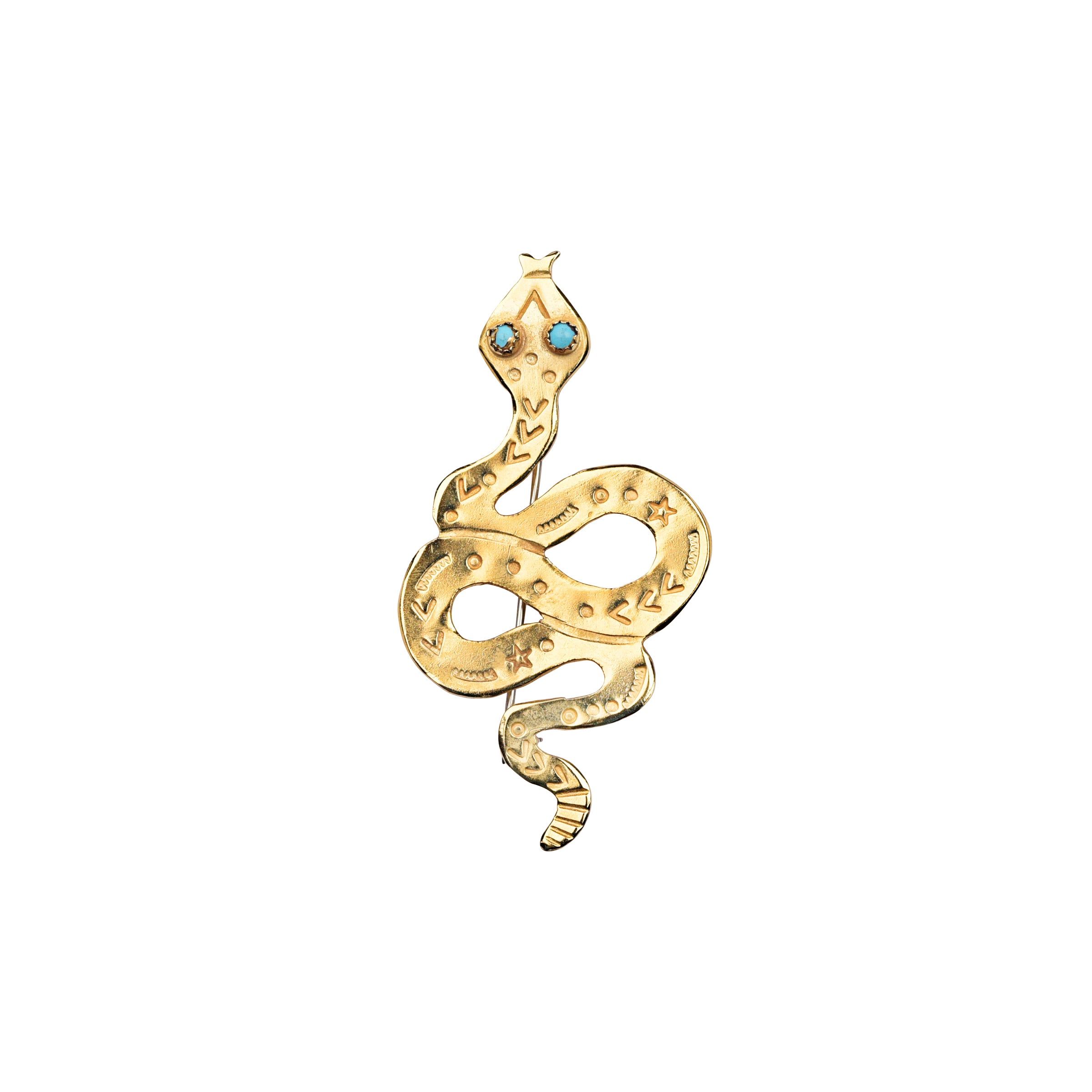 Joe Eby Celestial Snake Pin
