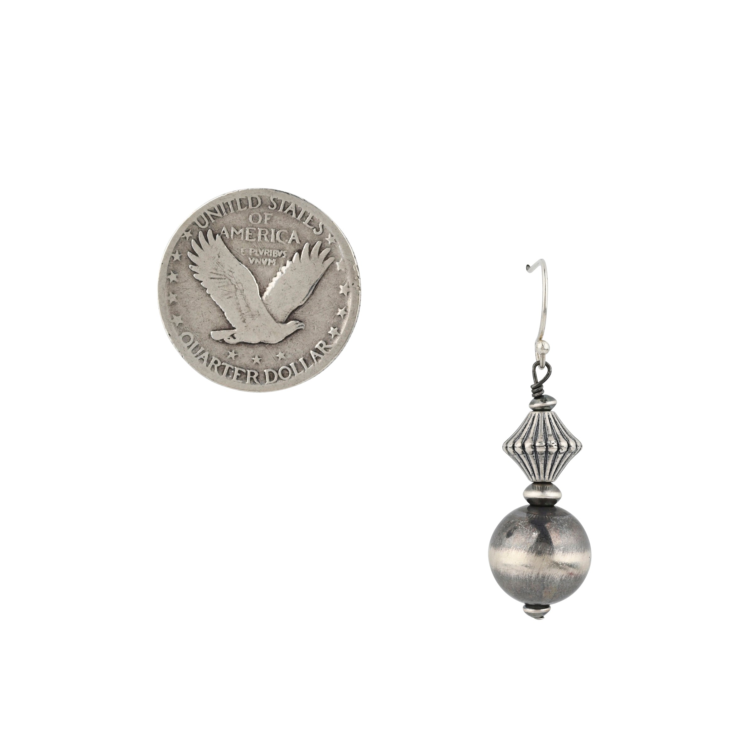 Revival Silver Spurs Earrings, sterling silver, made in USA, wild west, accessory