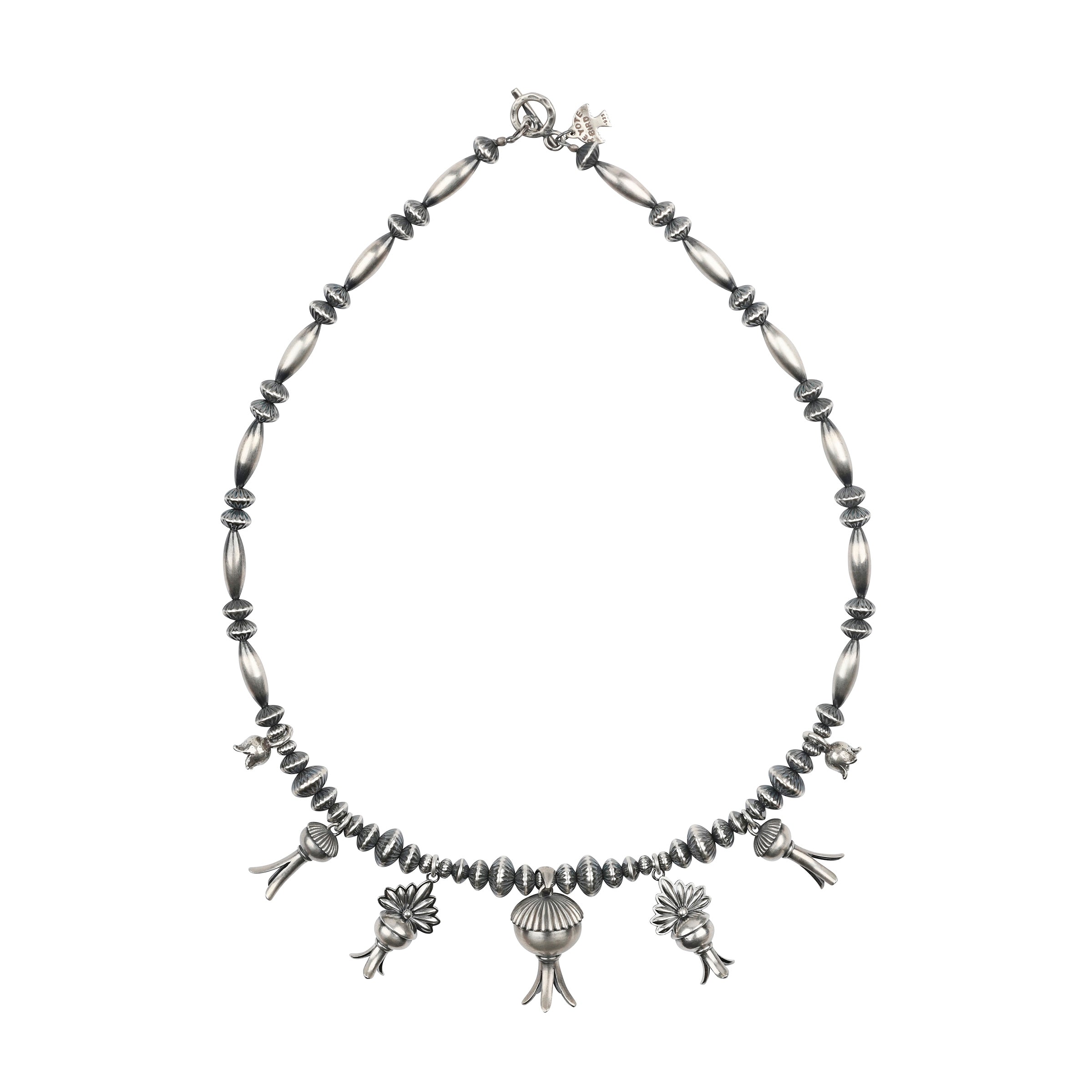Revival Canyon Blossom Necklace, sterling silver, made in USA, accessory, wild west