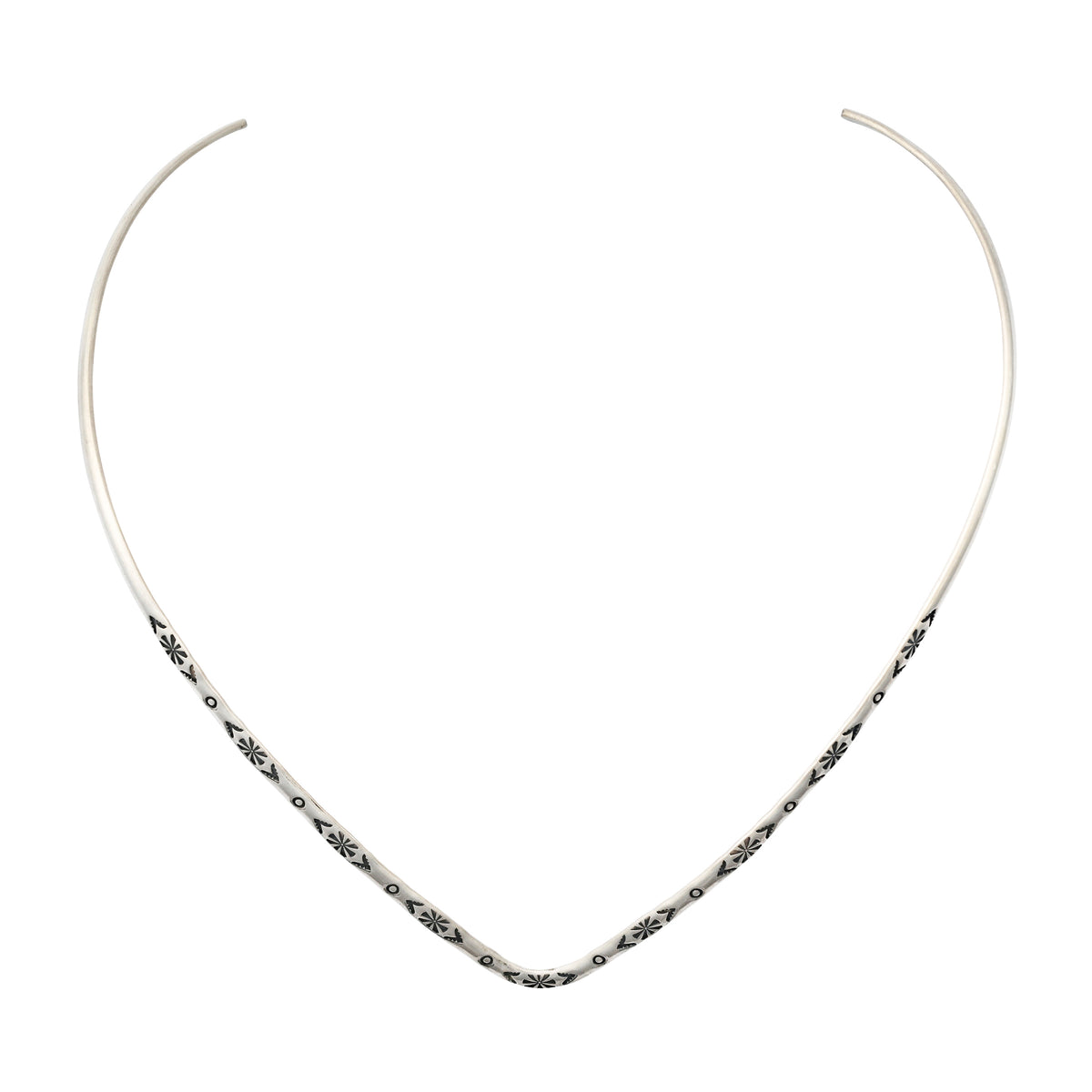 Silver Torque Necklace