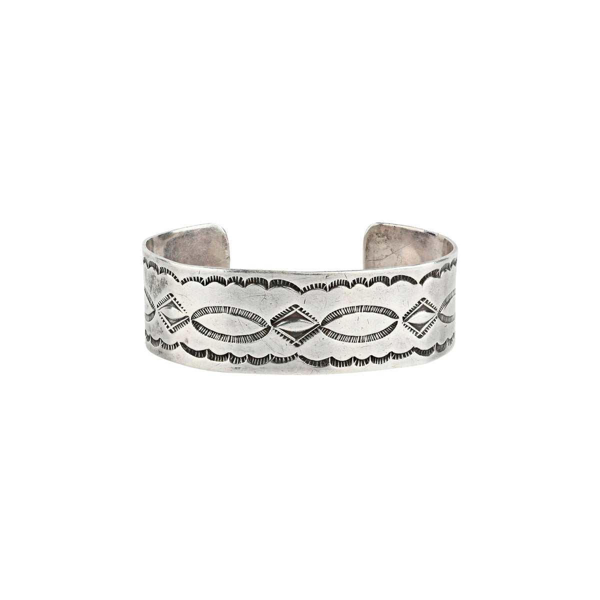Vintage Navajo Stamped Cuff
