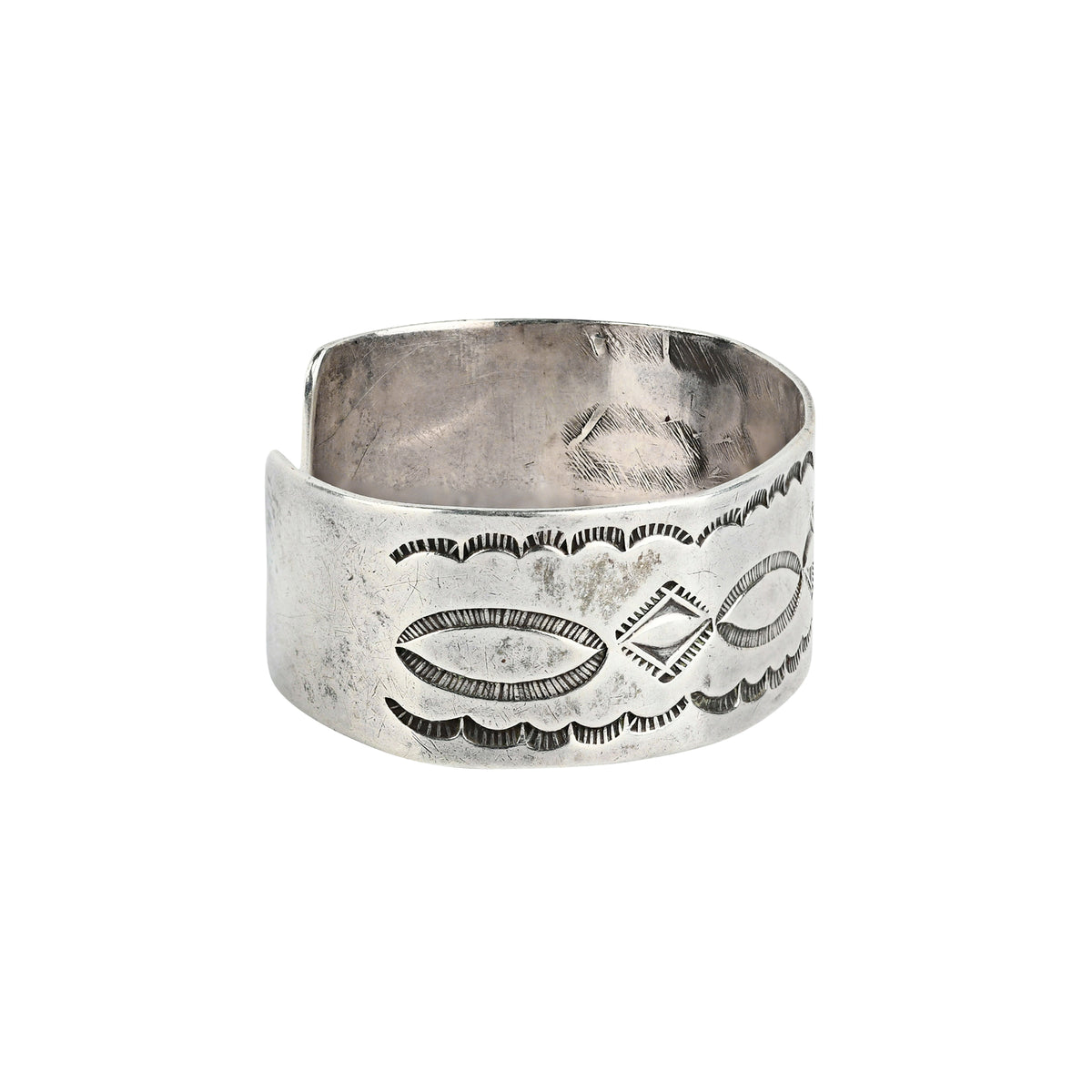 Vintage Navajo Stamped Cuff